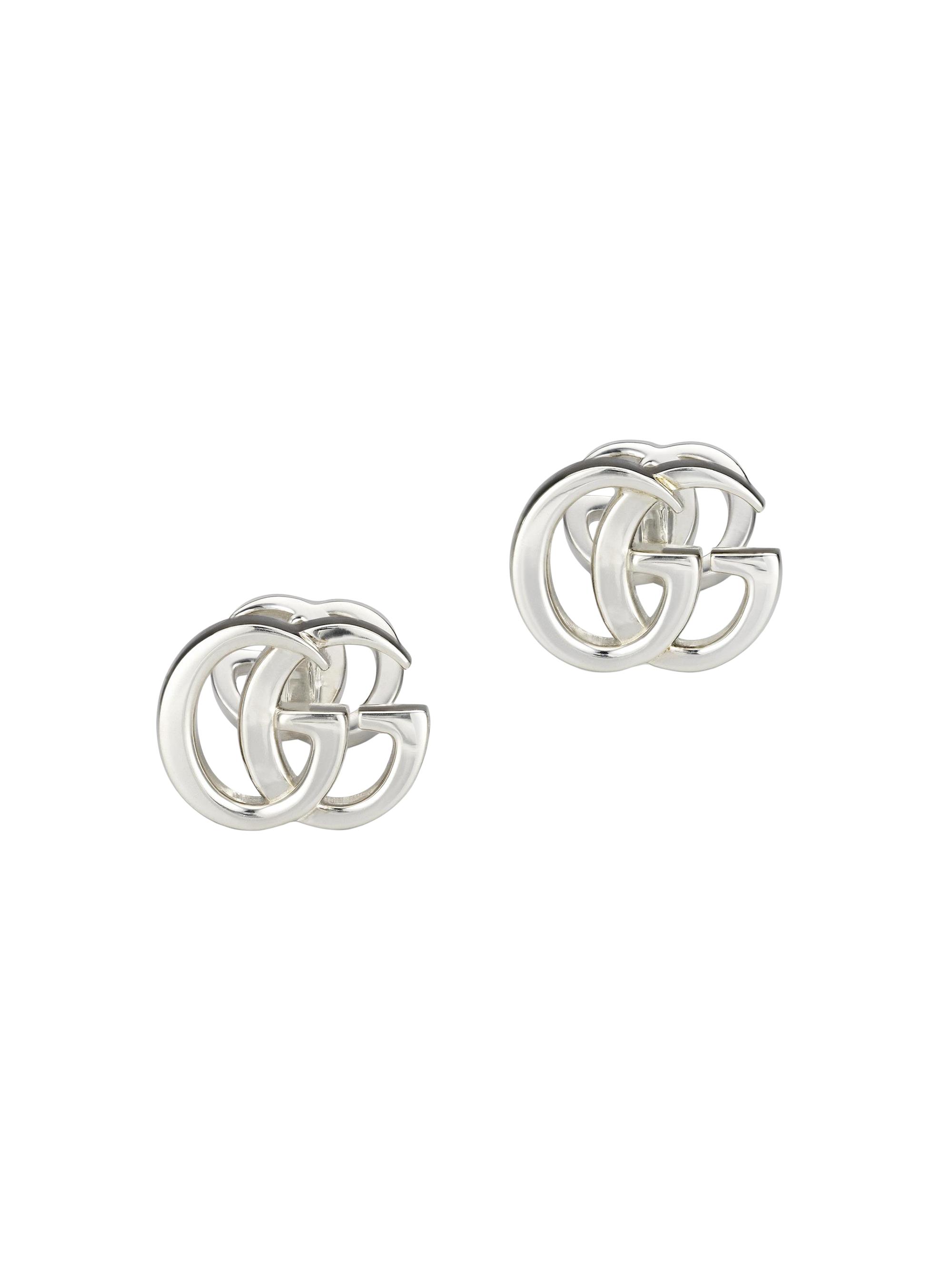 Gucci Men's GG Marmont Sterling Silver Cufflinks - Silver