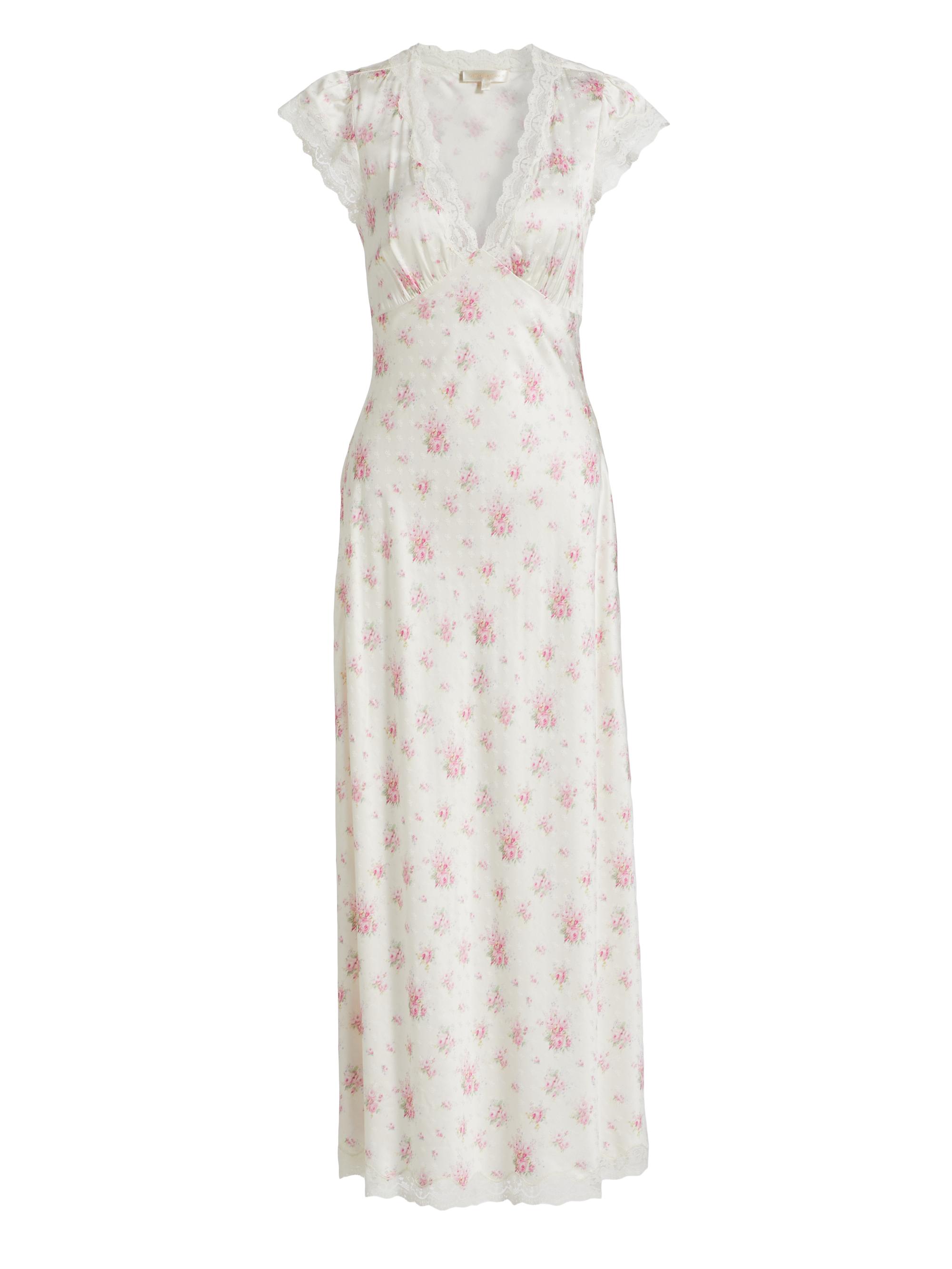 LoveShackFancy Theodore Silk-Blend Floral Jacquard Maxi Dress | Saks Fifth  Avenue