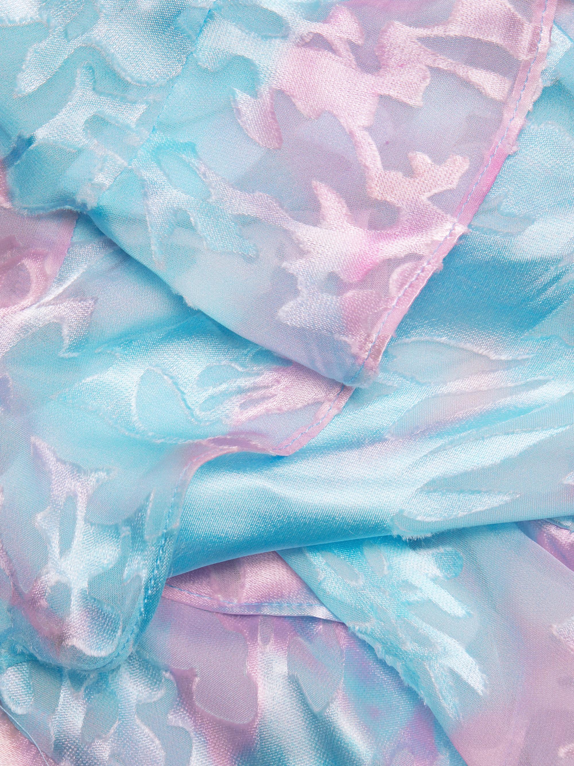 LoveShackFancy Rialto Ruffle Floral Silk-Blend Dress | Saks Fifth Avenue