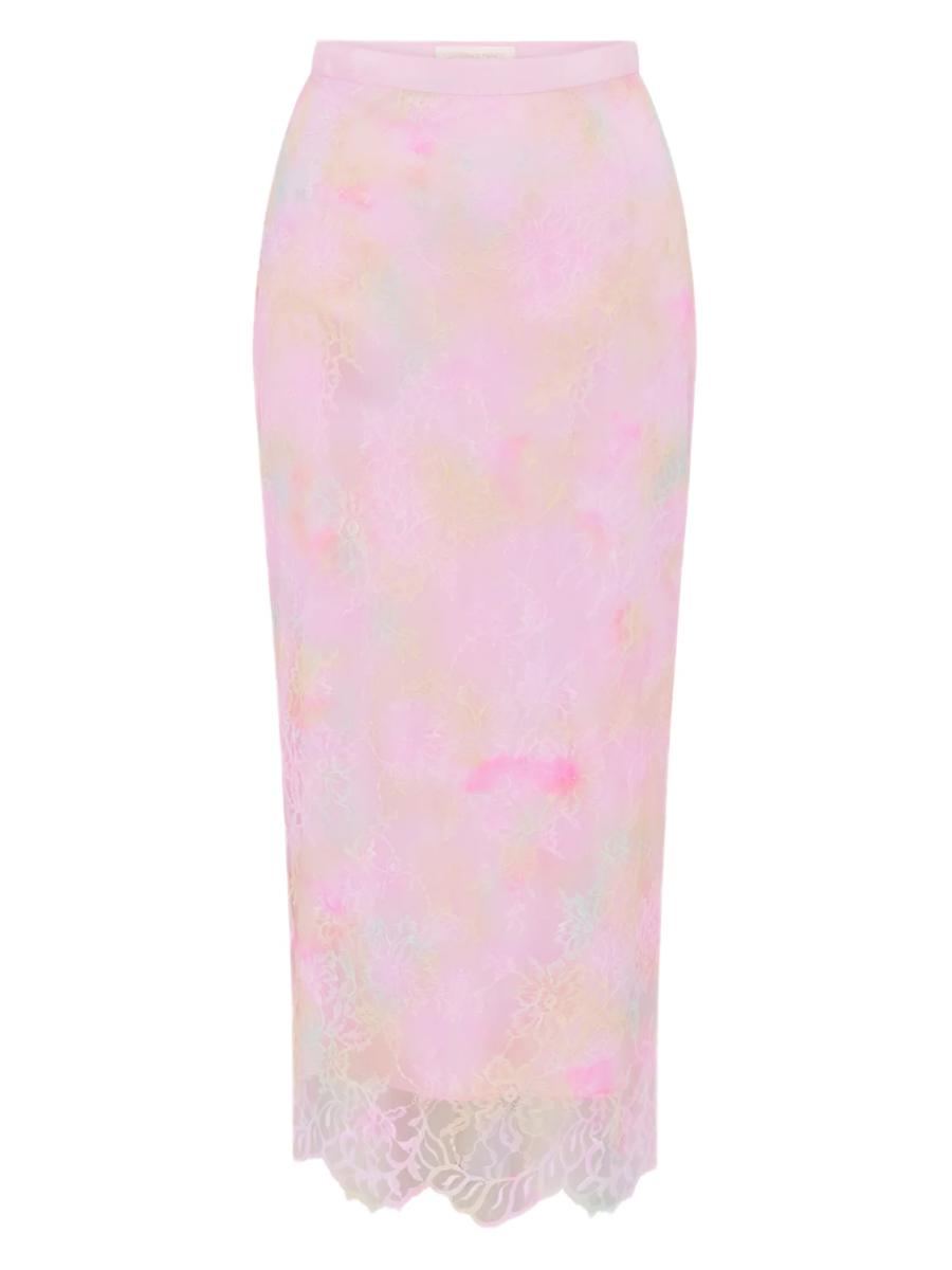 Loveshackfancy Women's Goodall Tie-dye Lace Pencil Skirt