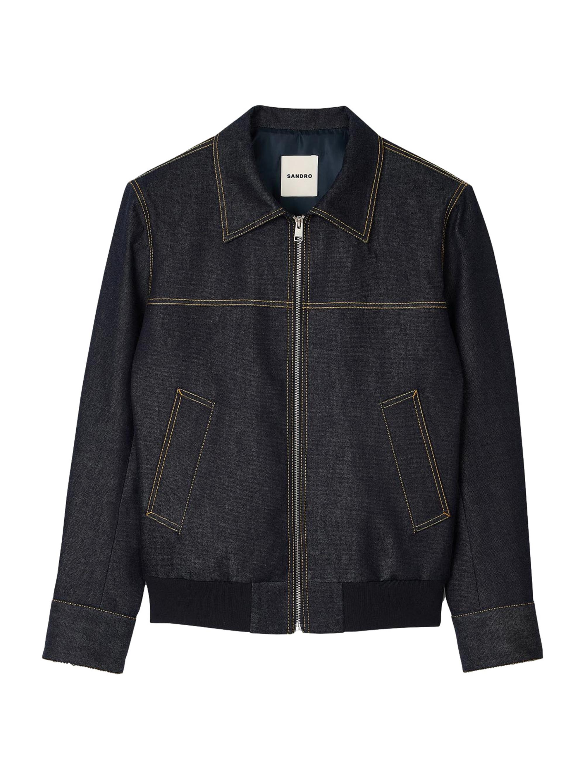 Sandro Men's Denim Jacket - Raw Denim