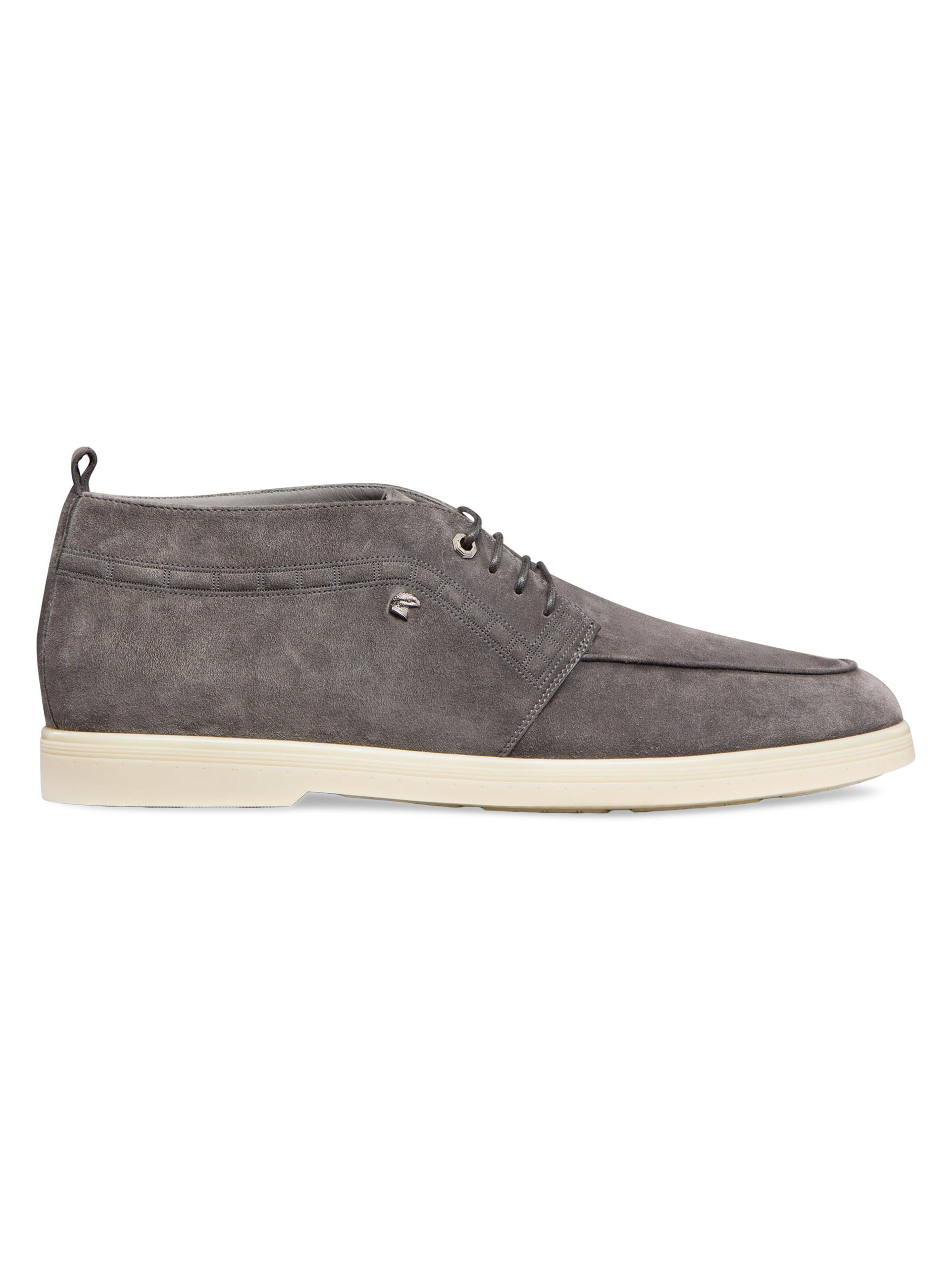 Stefano Ricci Men's Suede Chukka Boots - Slate Grey