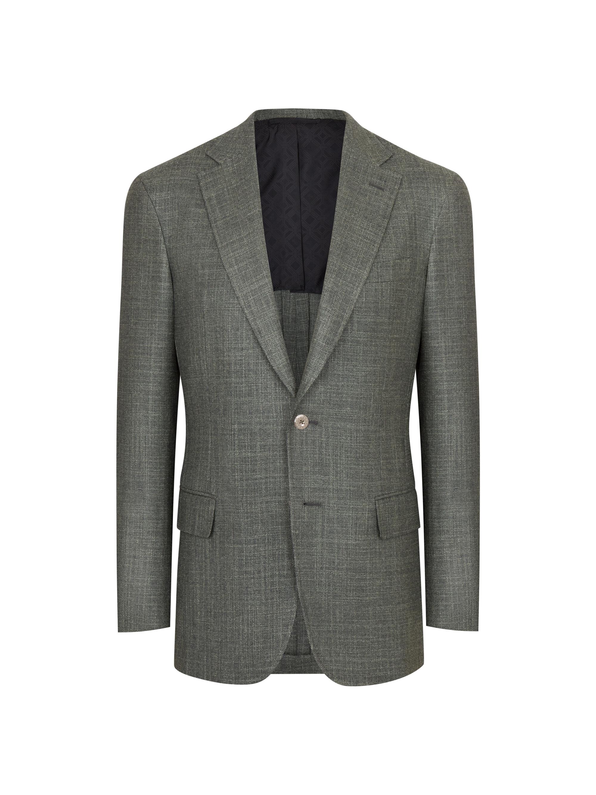 Stefano Ricci Men's Woven Jacket with 2 Buttons - Green