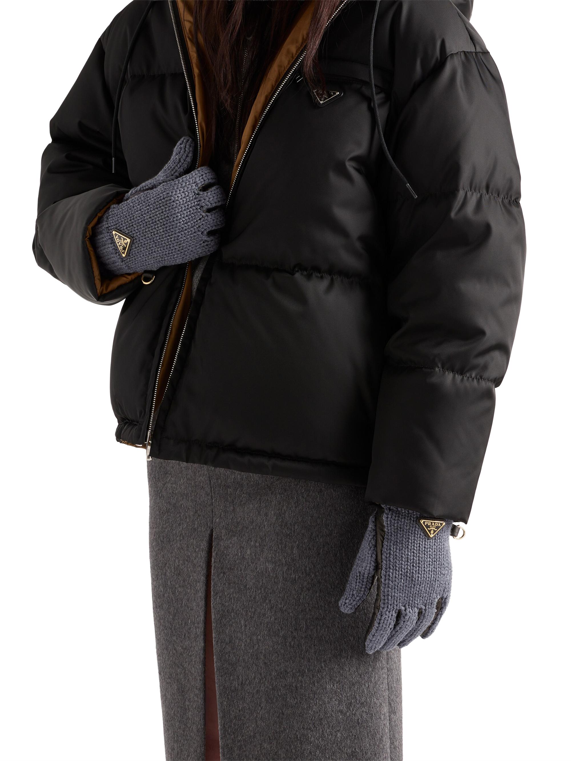 Prada Wool and Nappa Leather Gloves | Saks Fifth Avenue