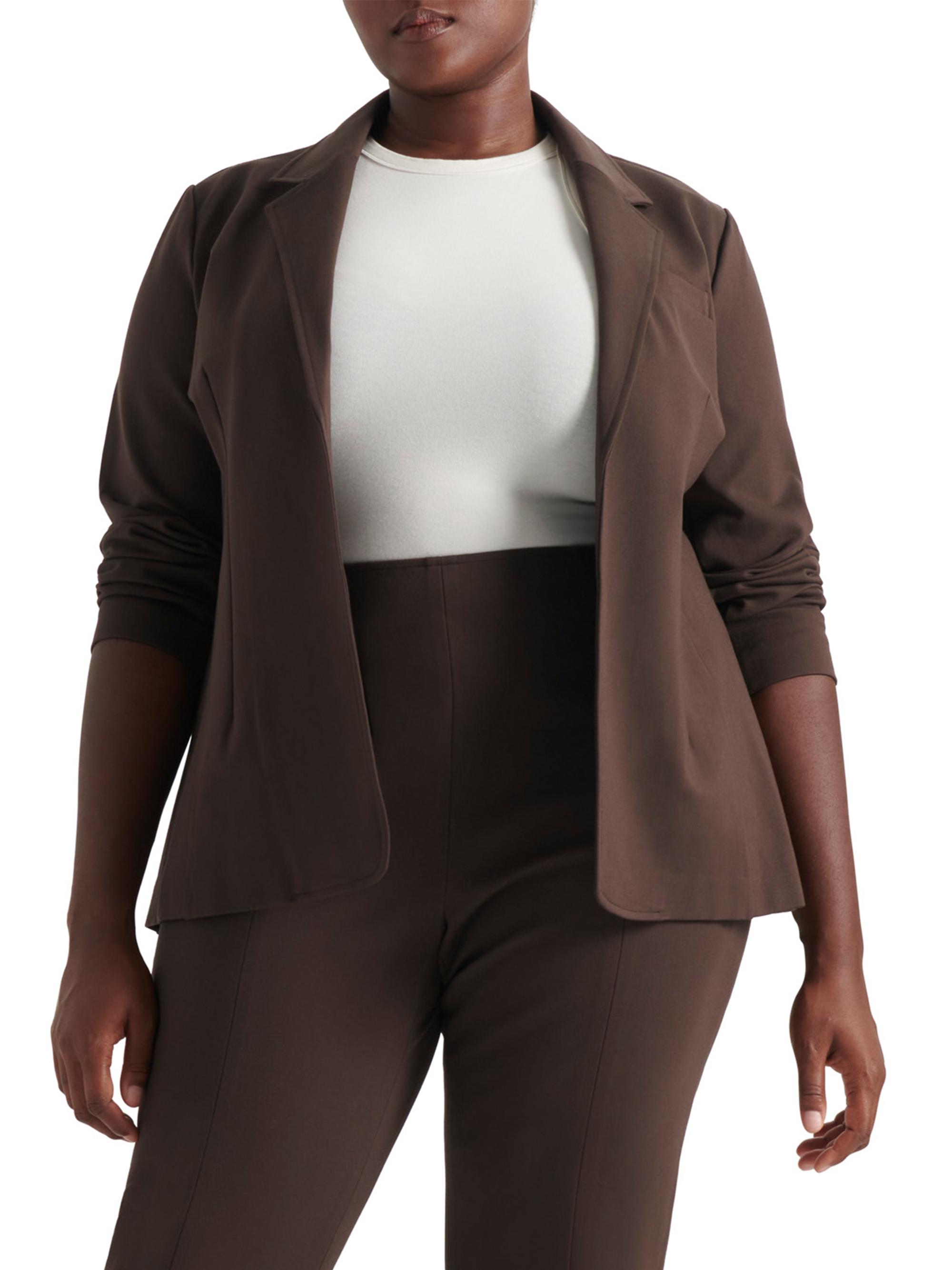 Pari Passu Women's Ponte Debi Blazer - Espresso