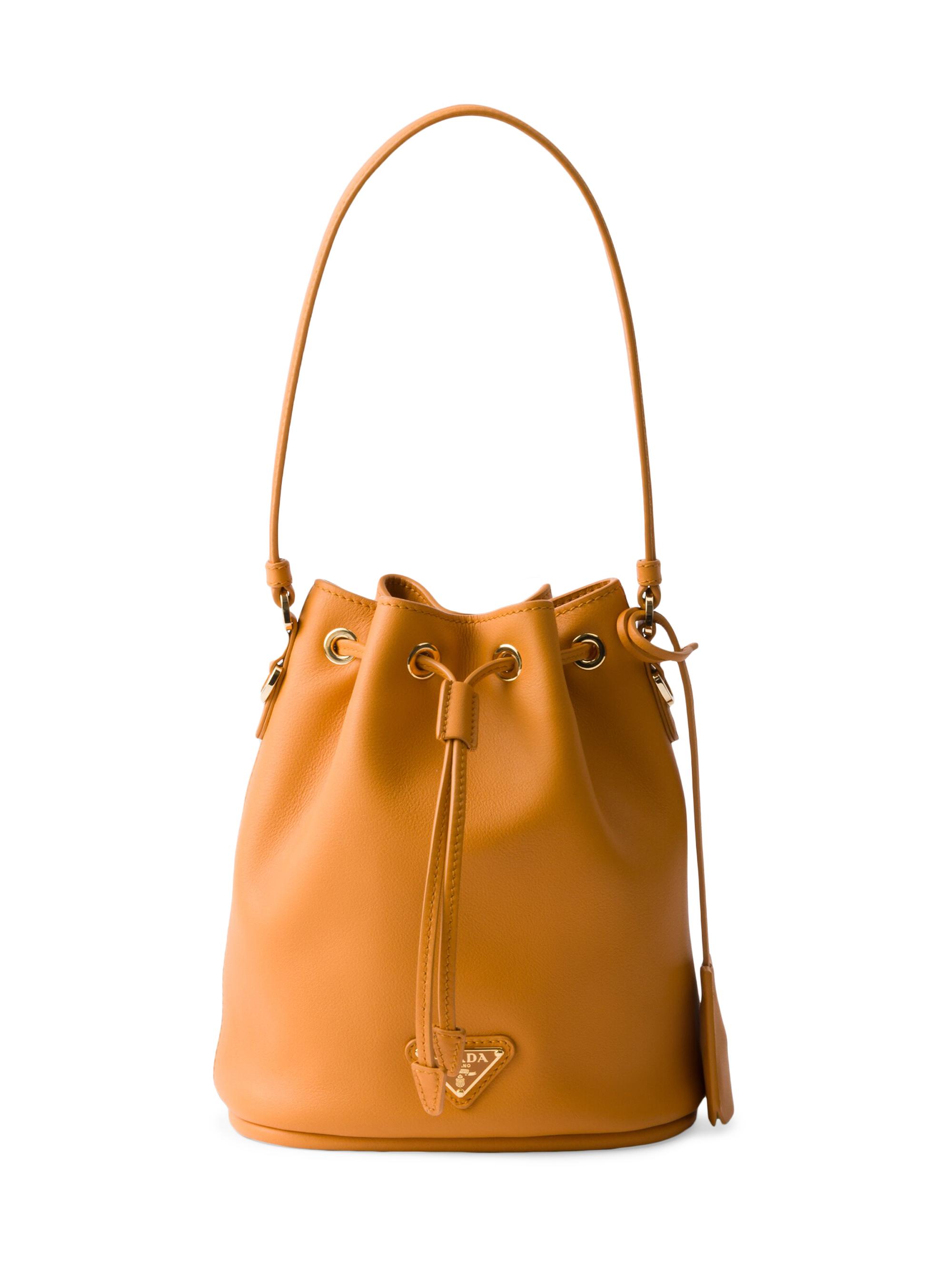 Prada Leather Bucket Mini Bag | Saks Fifth Avenue