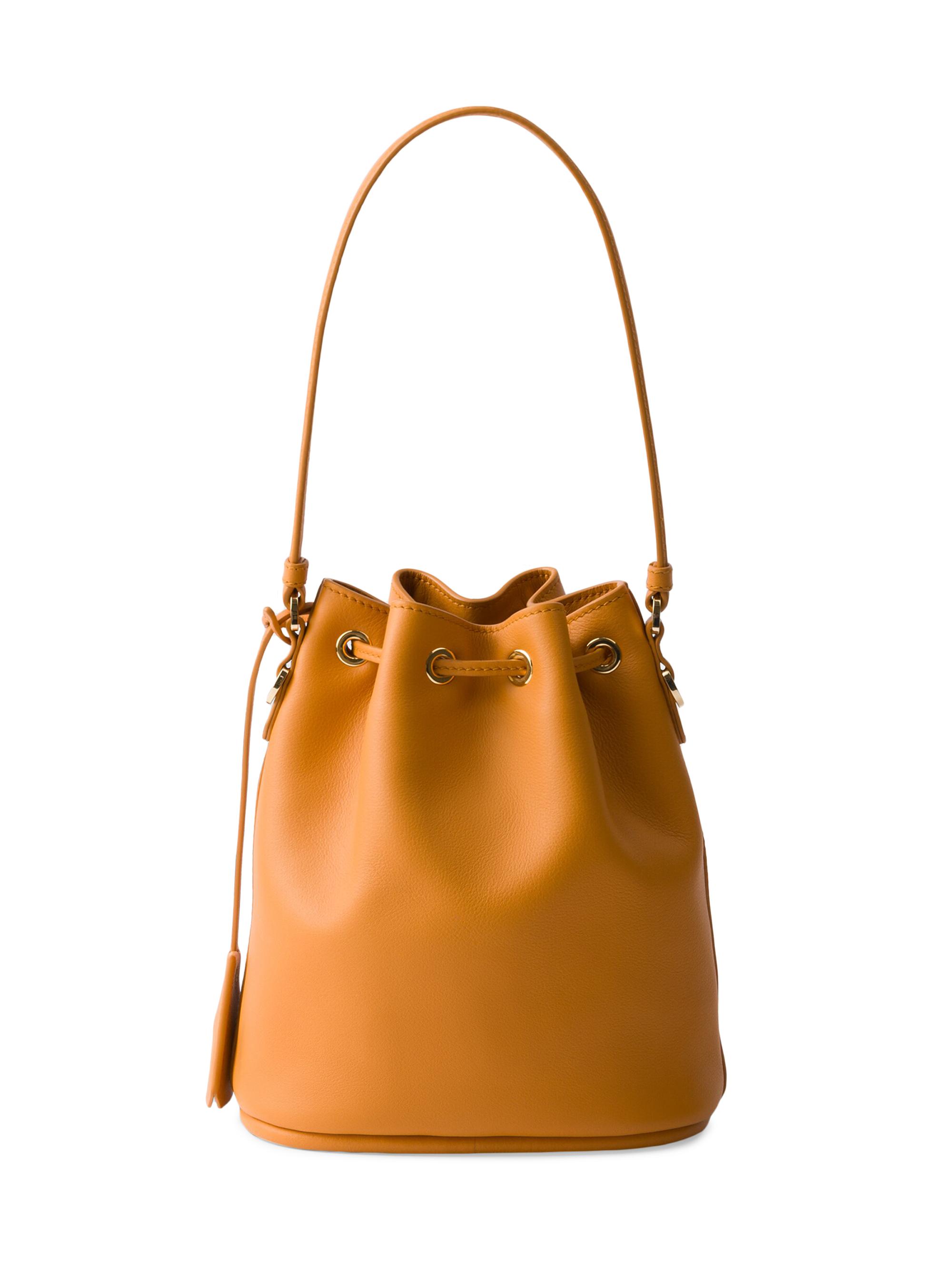 Prada Leather Bucket Mini Bag | Saks Fifth Avenue