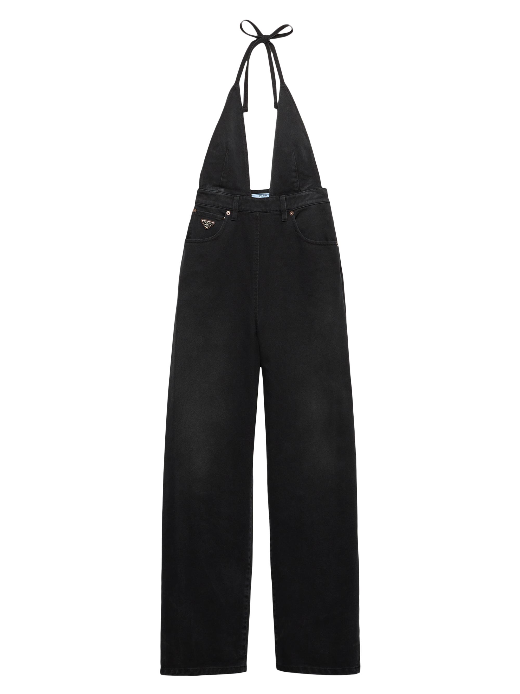 Prada Women's Denim Jumpsuit - Black