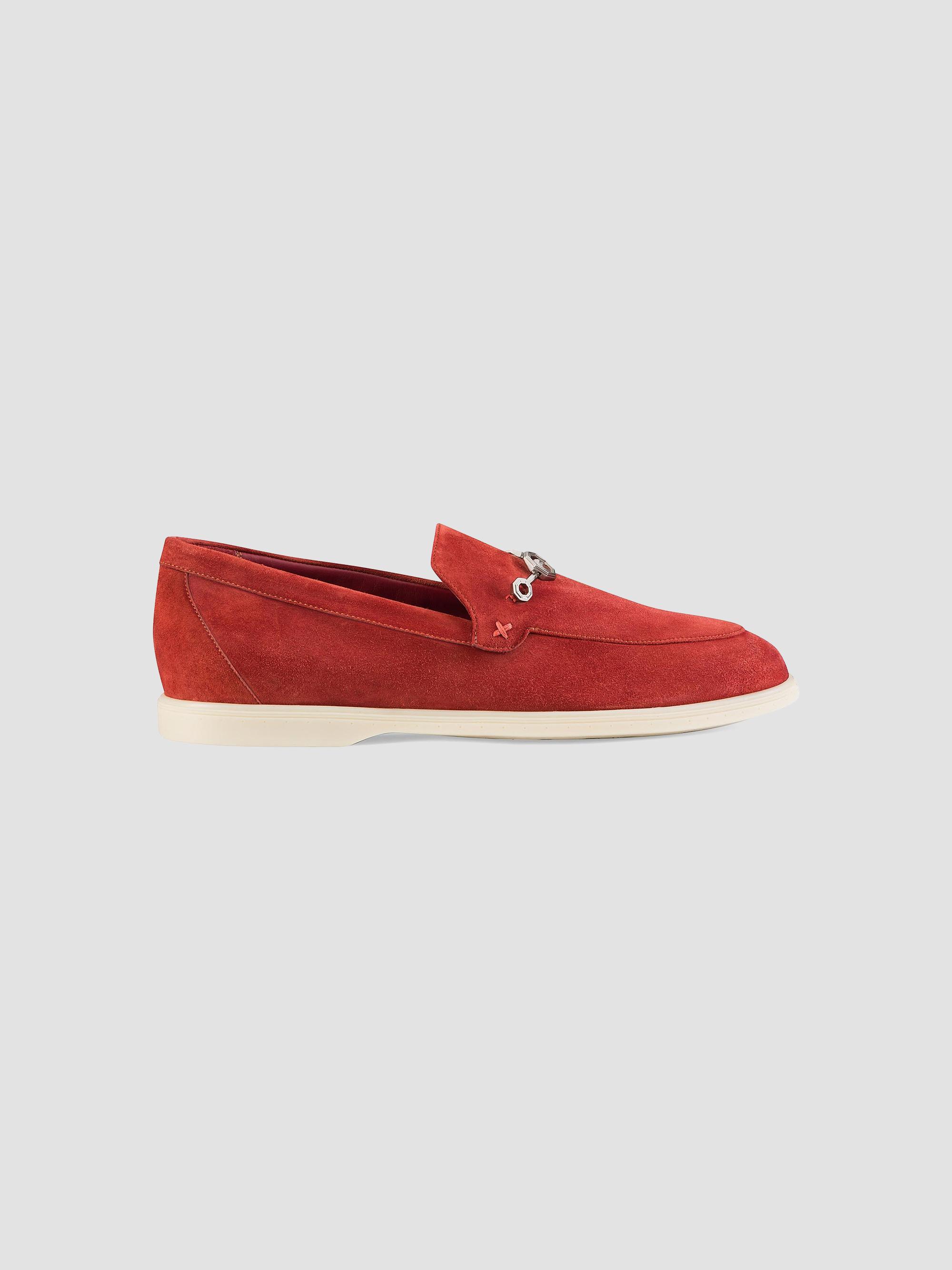 Stefano Ricci Men's Suede Loafers - Brick | Thumbnail 5