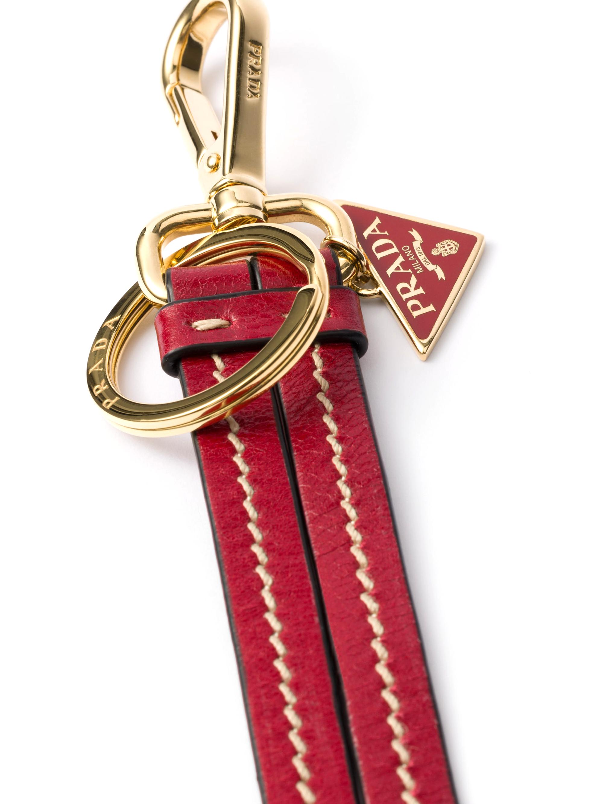 Prada Leather Bag Charm | Saks Fifth Avenue