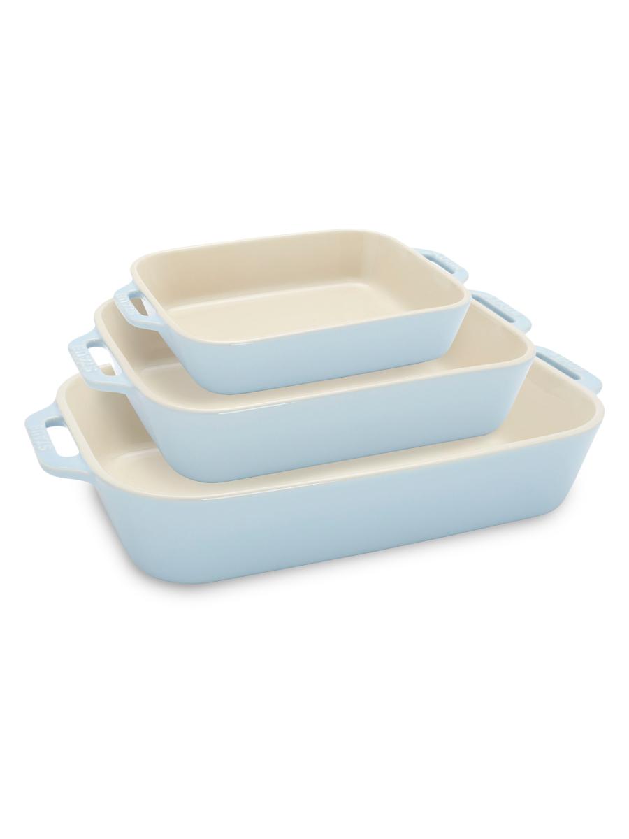 Staub Ceramic 3-Piece Rectangular Baking Dish Set | Saks Fifth Avenue