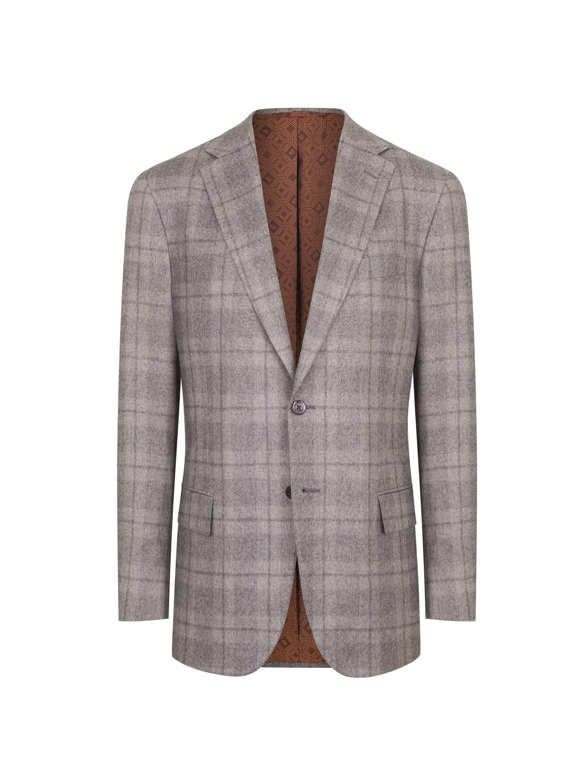 Stefano Ricci Men's Woven Jacket with 2 Buttons - Beige