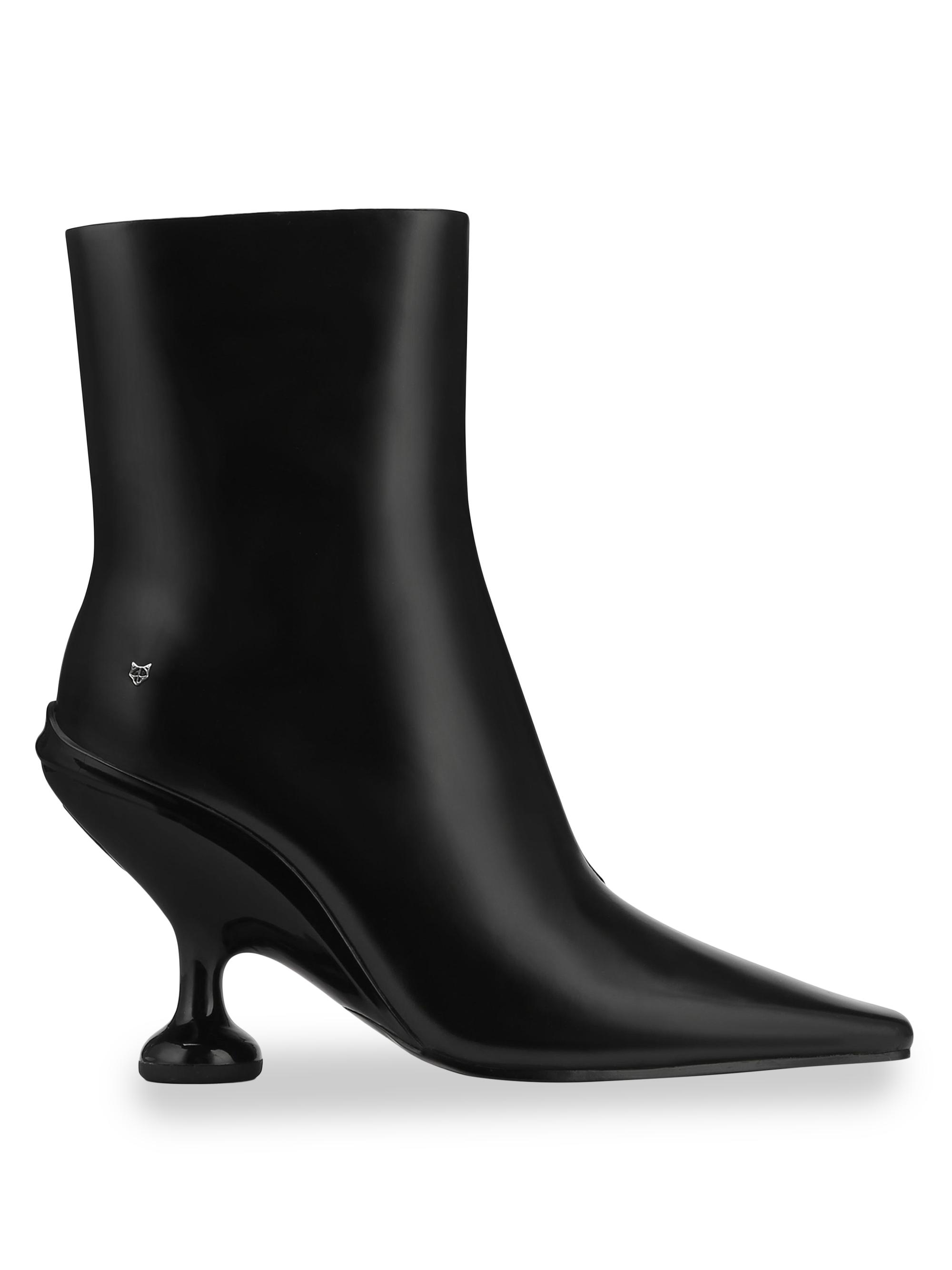 Naked Wolfe Women's Kayla Box Leather Boots - Black