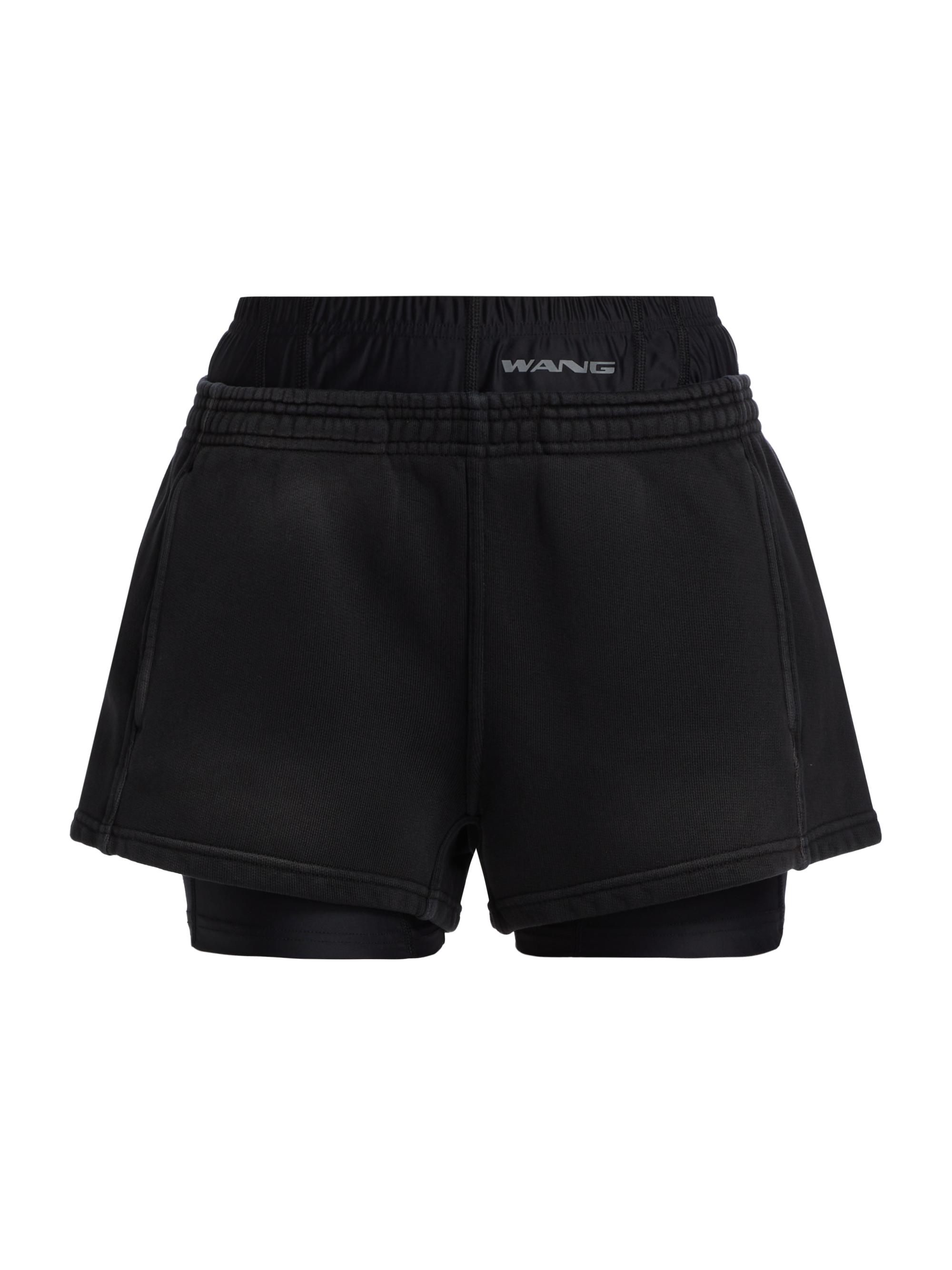 Alexander Wang Pre-Styled Layered Bike Sweatshorts | Saks