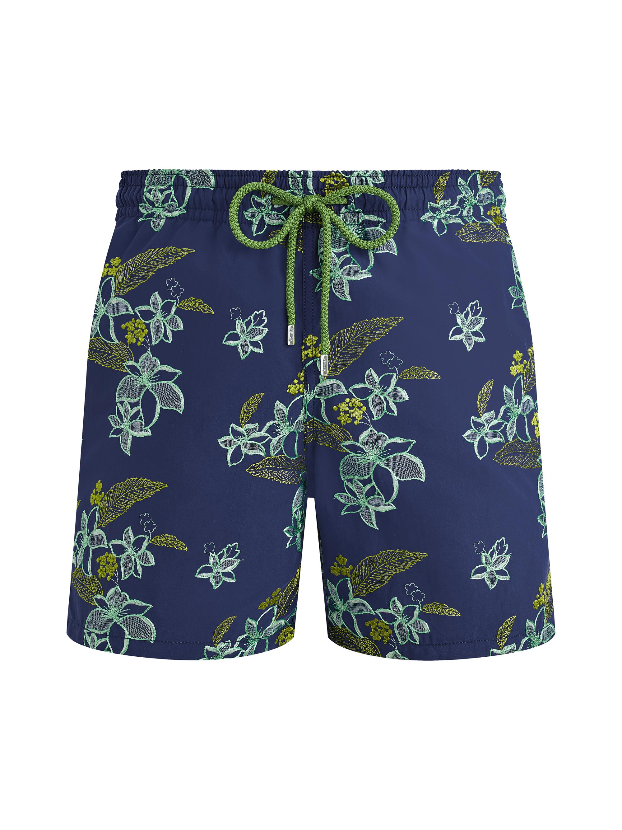 Vilebrequin Men's Flower Power Swim Shorts - Minuit