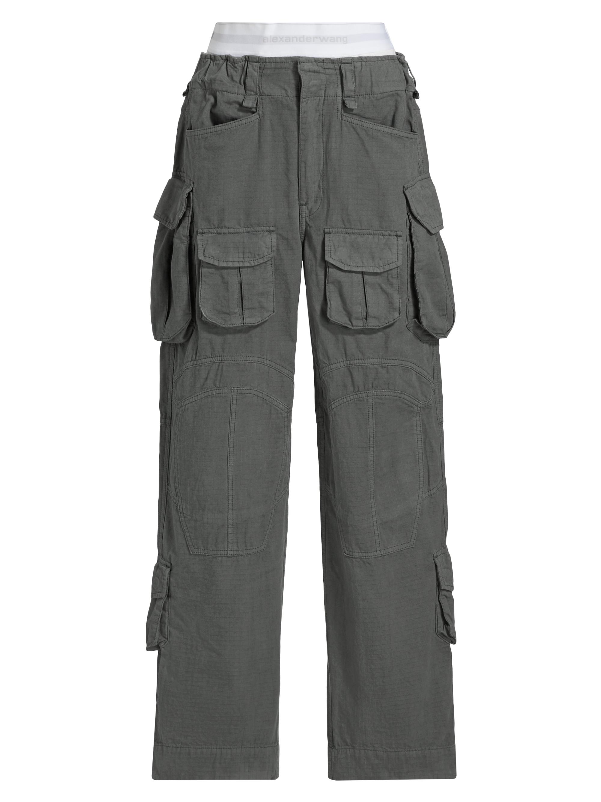 Alexander Wang Pre-Styled Logo Elastic Cargo Pants | Saks Fifth Avenue