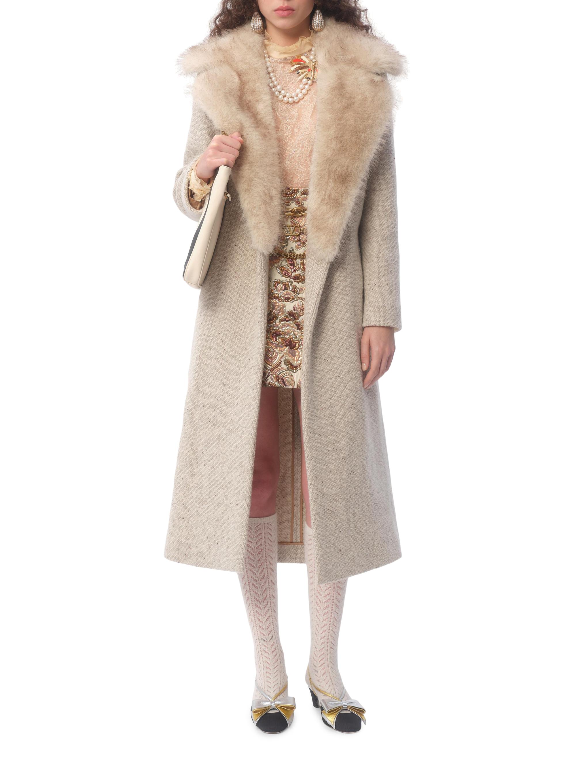 Valentino Garavani Coat in Textured Coat | Saks Fifth Avenue
