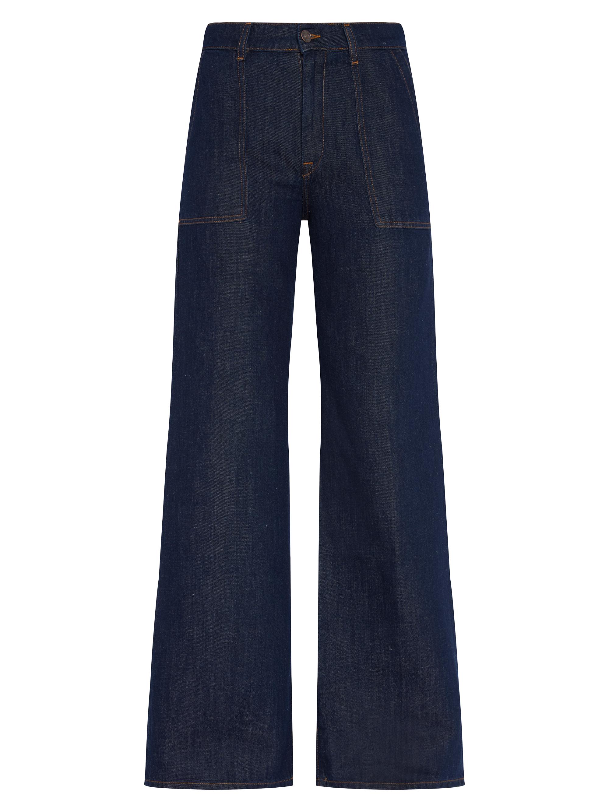 7 For All Mankind Jo Ultra High-Rise Stretch Wide-Leg Jeans