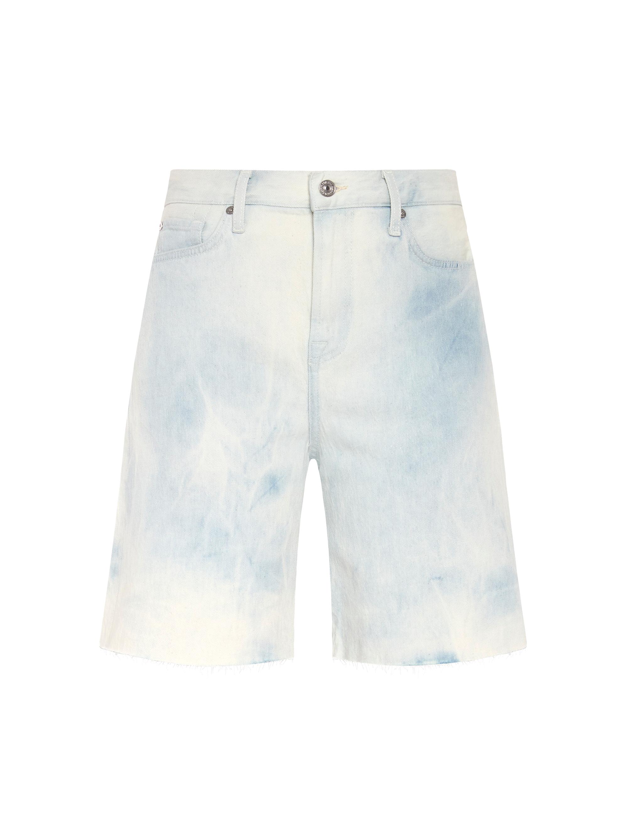 7 For All Mankind Women's Lola Bleached Denim Shorts - Midsommar