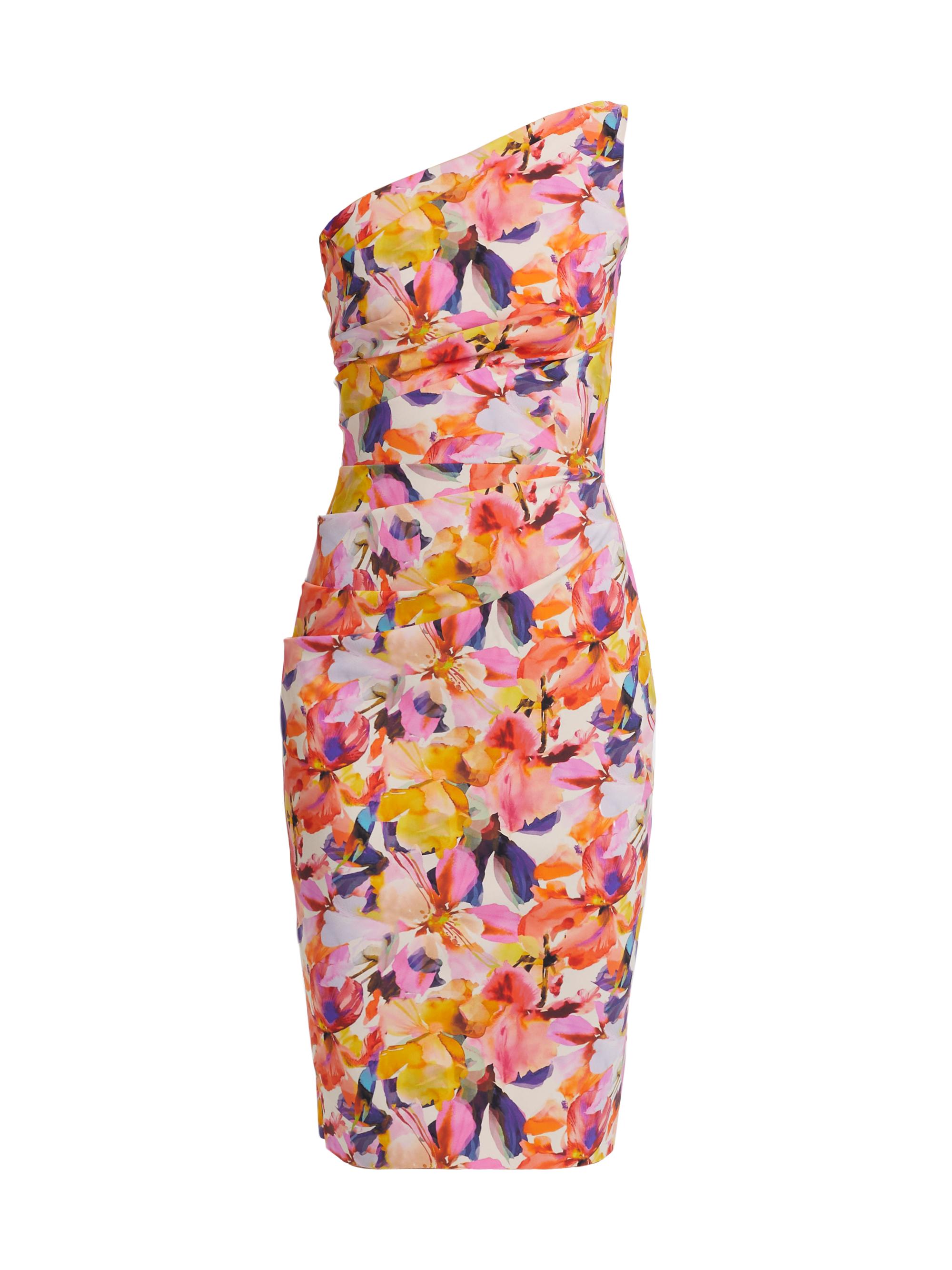 Chiara Boni La Petite Robe Women's Angelina Floral One-Shoulder Cocktail Dress - Balinese