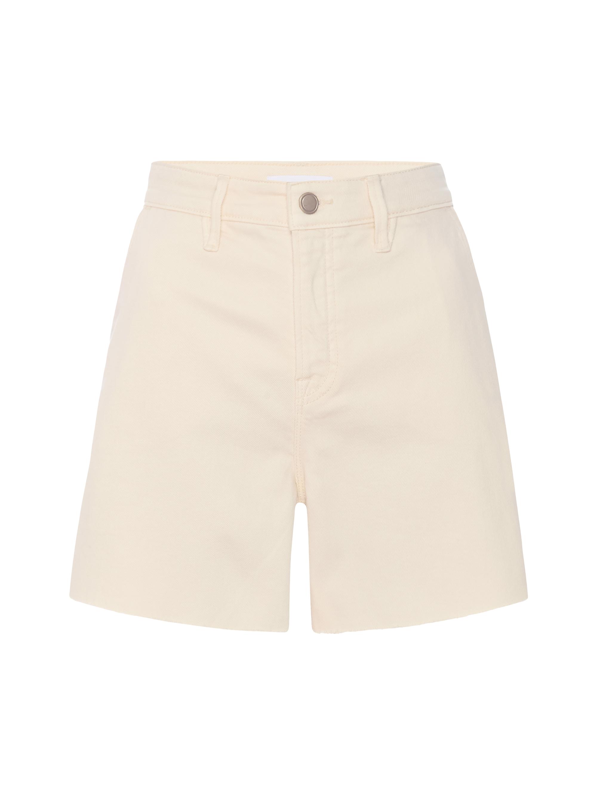 Good American Women's Good 90S Long Shorts - Ecru