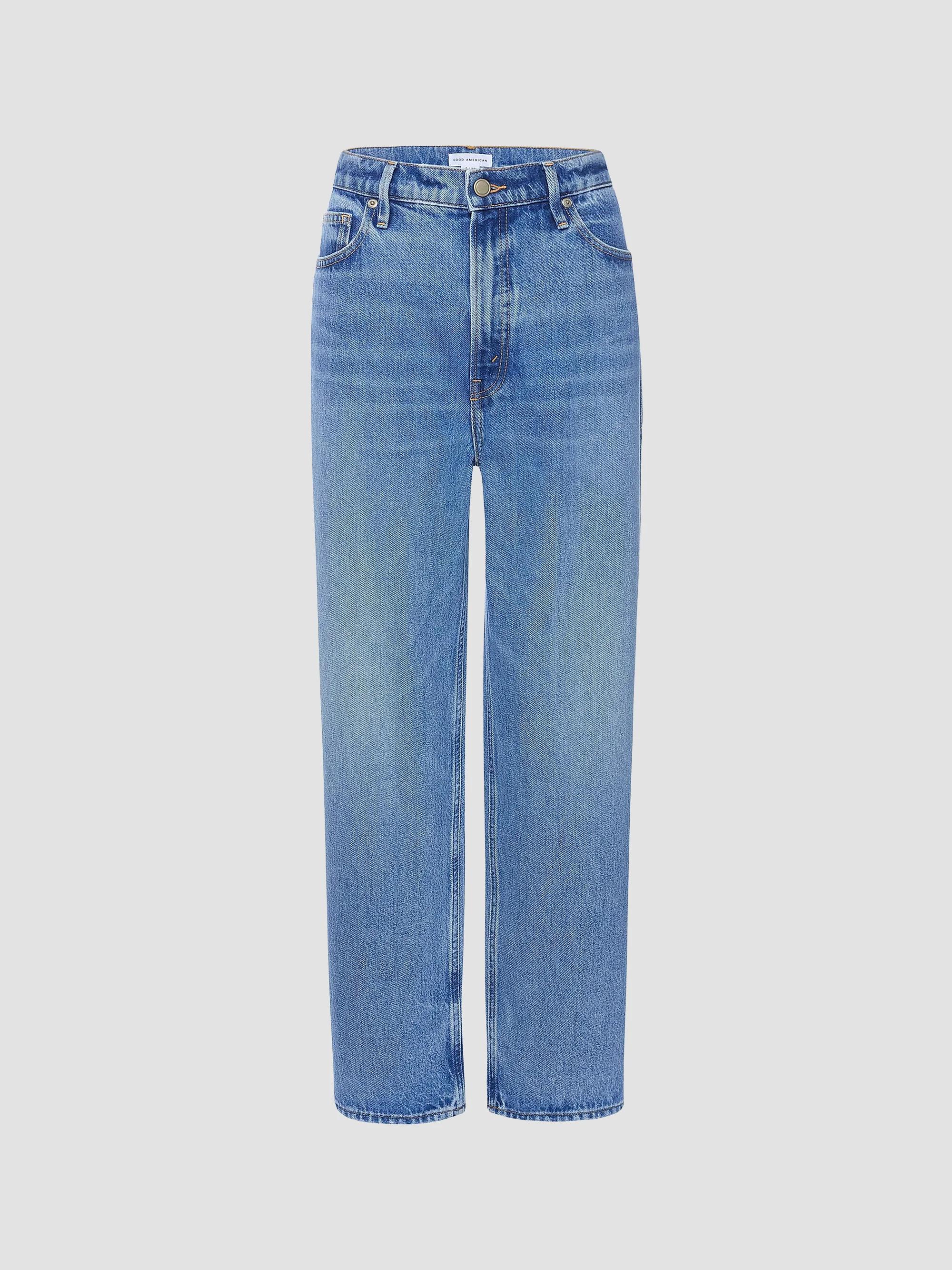 Good American Always Fits Good Legs Straight Jeans | Saks Fifth Avenue