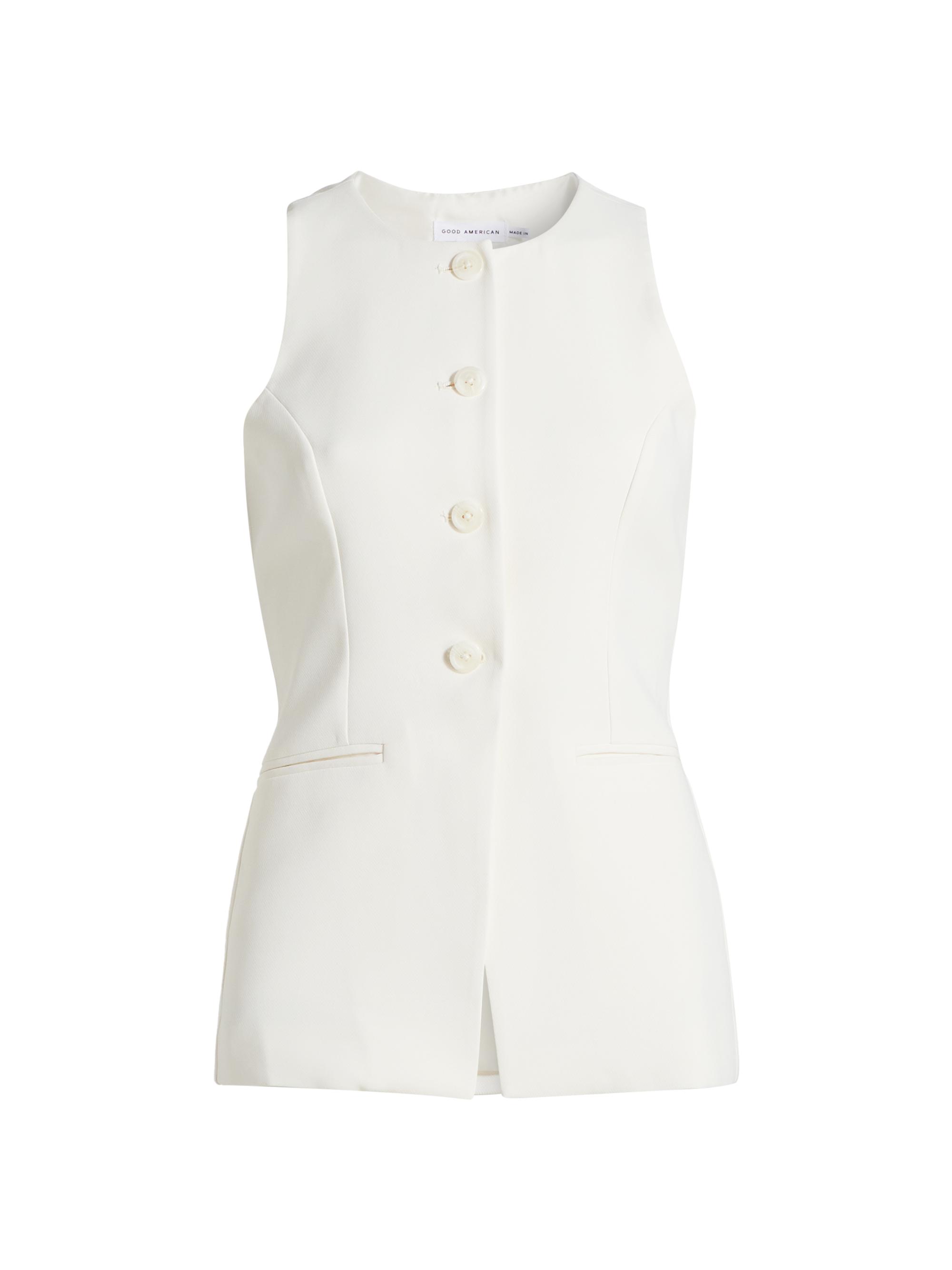 Veronica Beard Tamara Tailored Cotton-Blend Vest | Saks