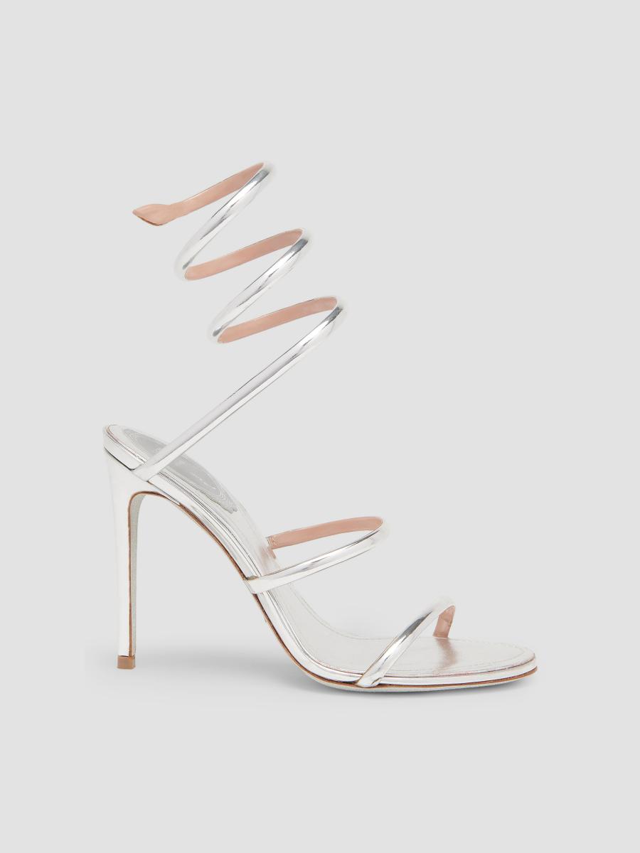 Rene Caovilla Cleo 105MM Leather Sandals | Saks Fifth Avenue