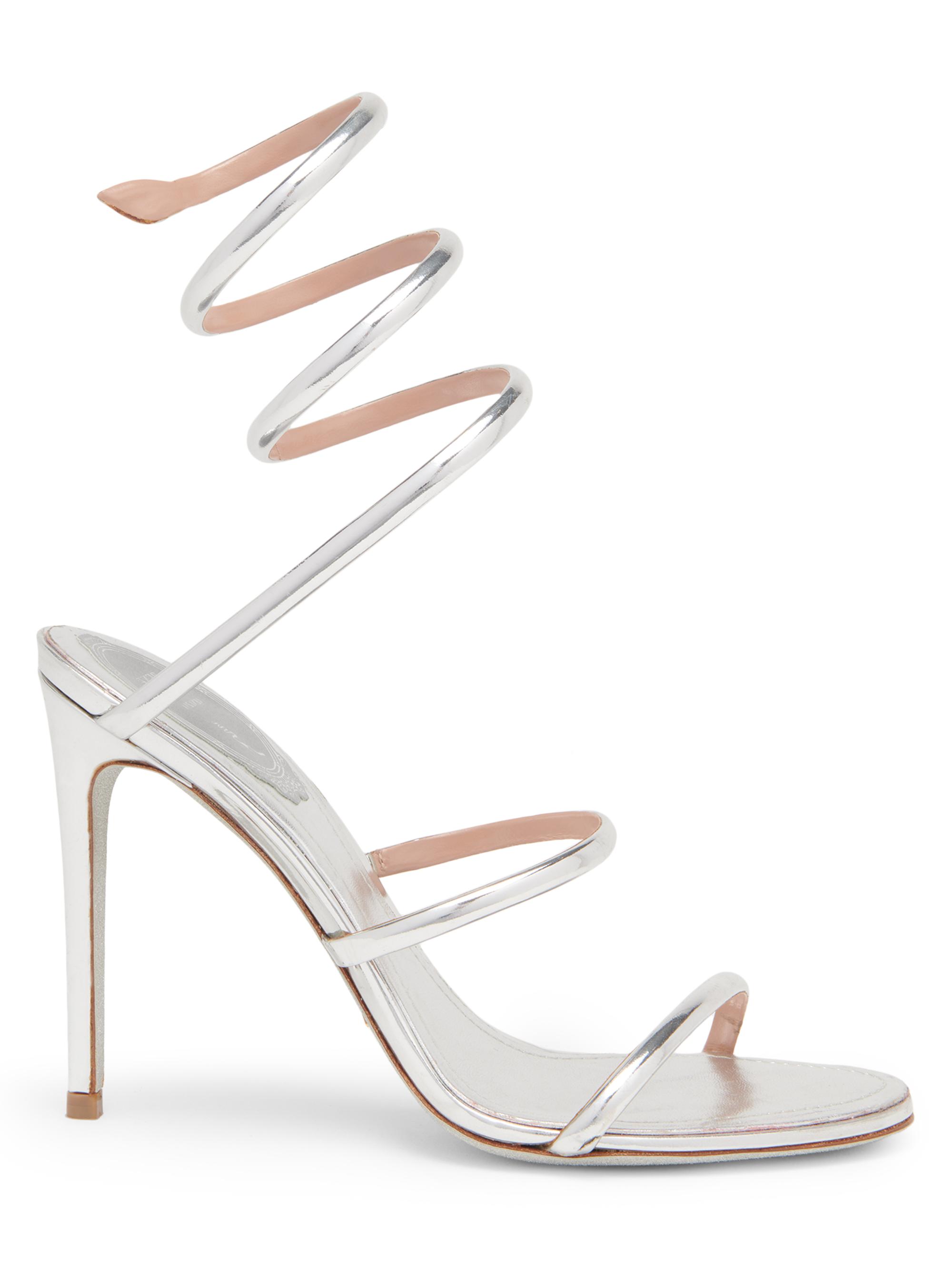 Women's Silver Designer Evening Shoes | Saks Fifth Avenue