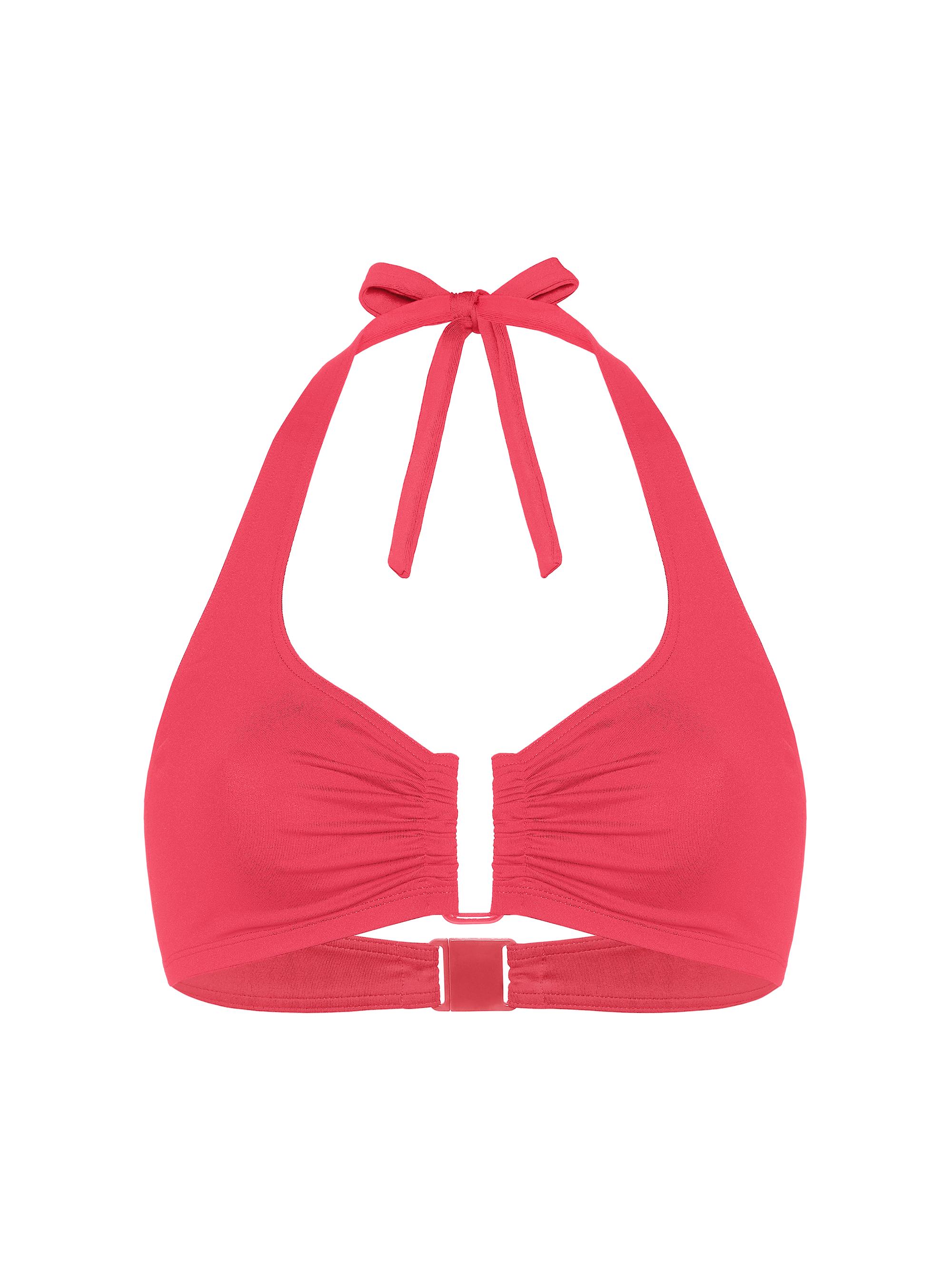 ERES Women's Dedicace Ruched Halter Bikini Top - Corail