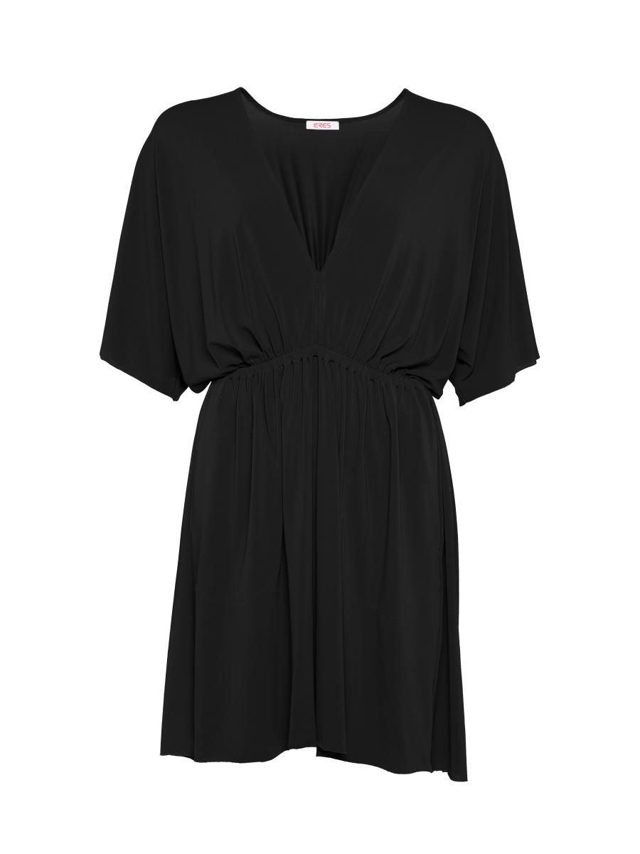 Eres Women's Naïa Plunging V-neck Jersey Minidress In Black