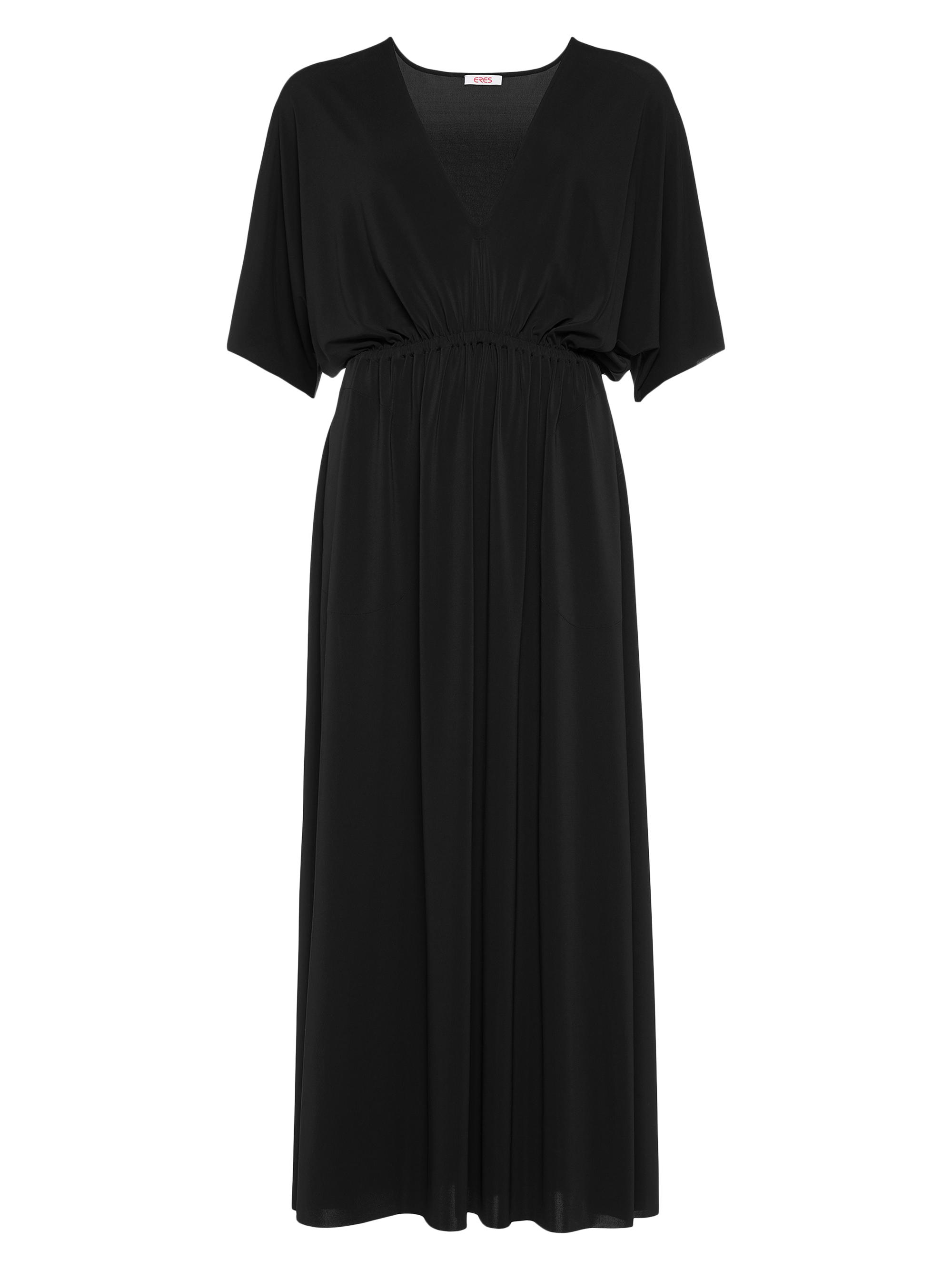 ERES Women's Adele Plunging V-Neck Jersey Maxi Dress - Black