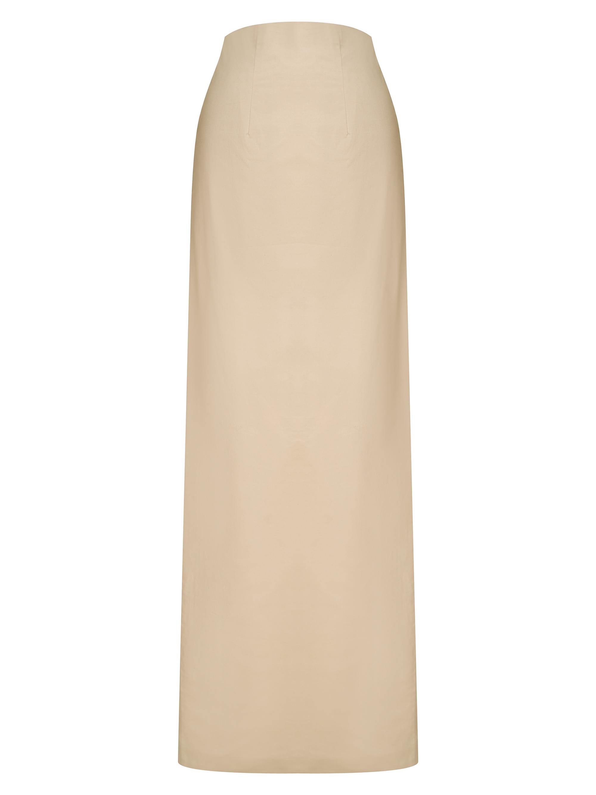 Kira Stretch-Cotton Strapless Bandeau Crop Top