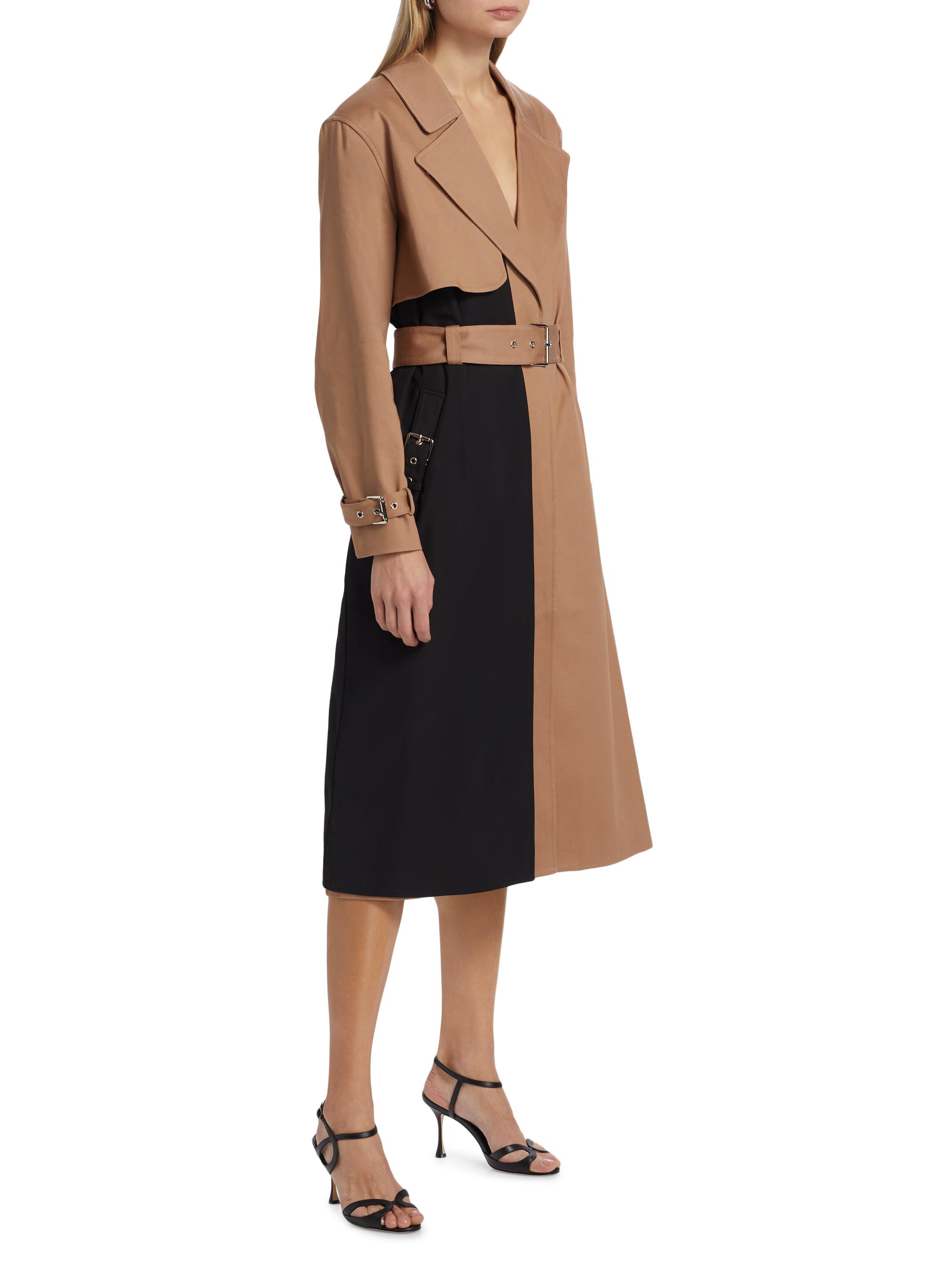 Et Ochs Ryder Colorblocked Cotton Trench Coat | Saks Fifth Avenue