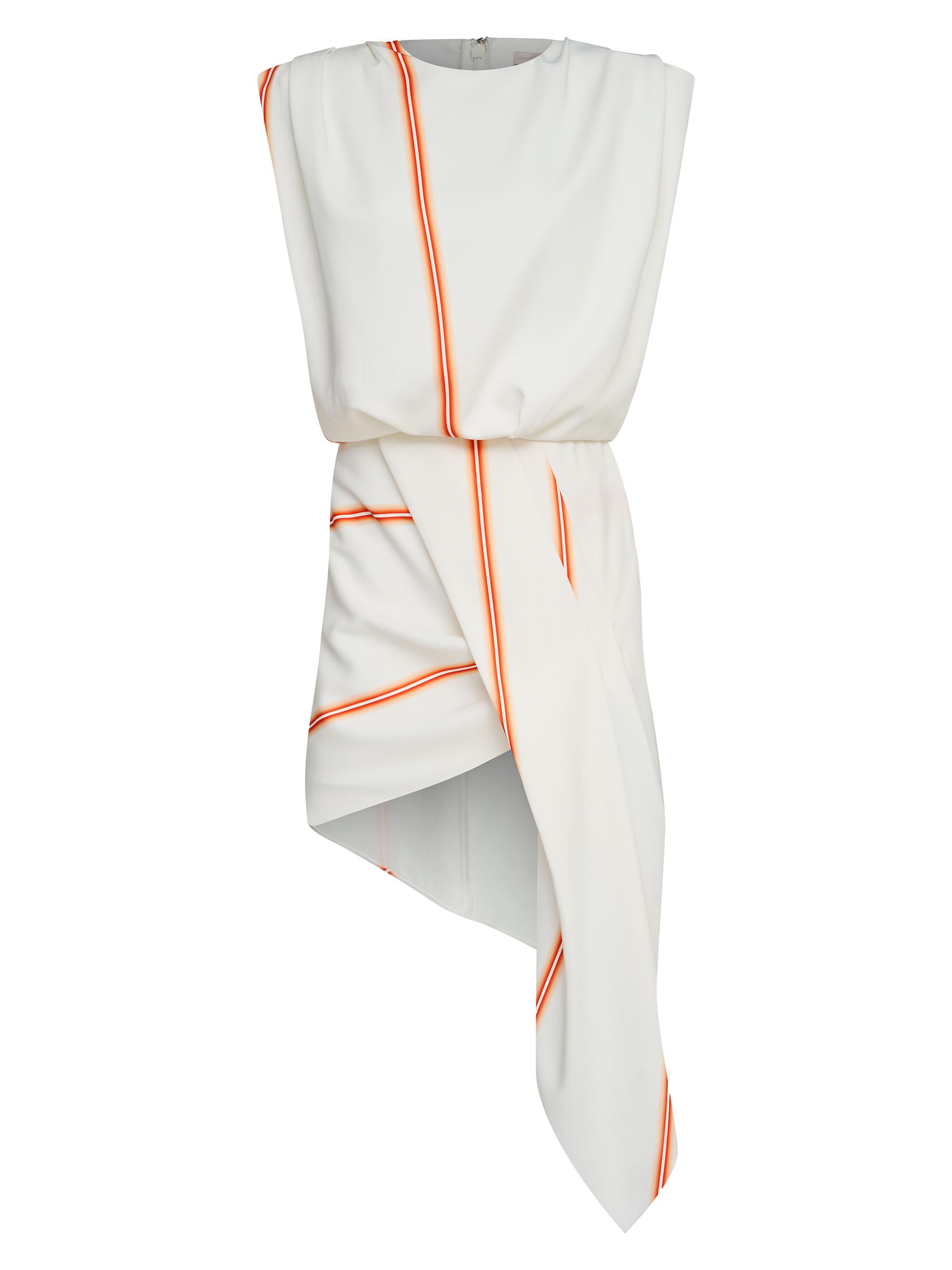 Et Ochs Women's Savanna Asymmetrical Minidress - Orange