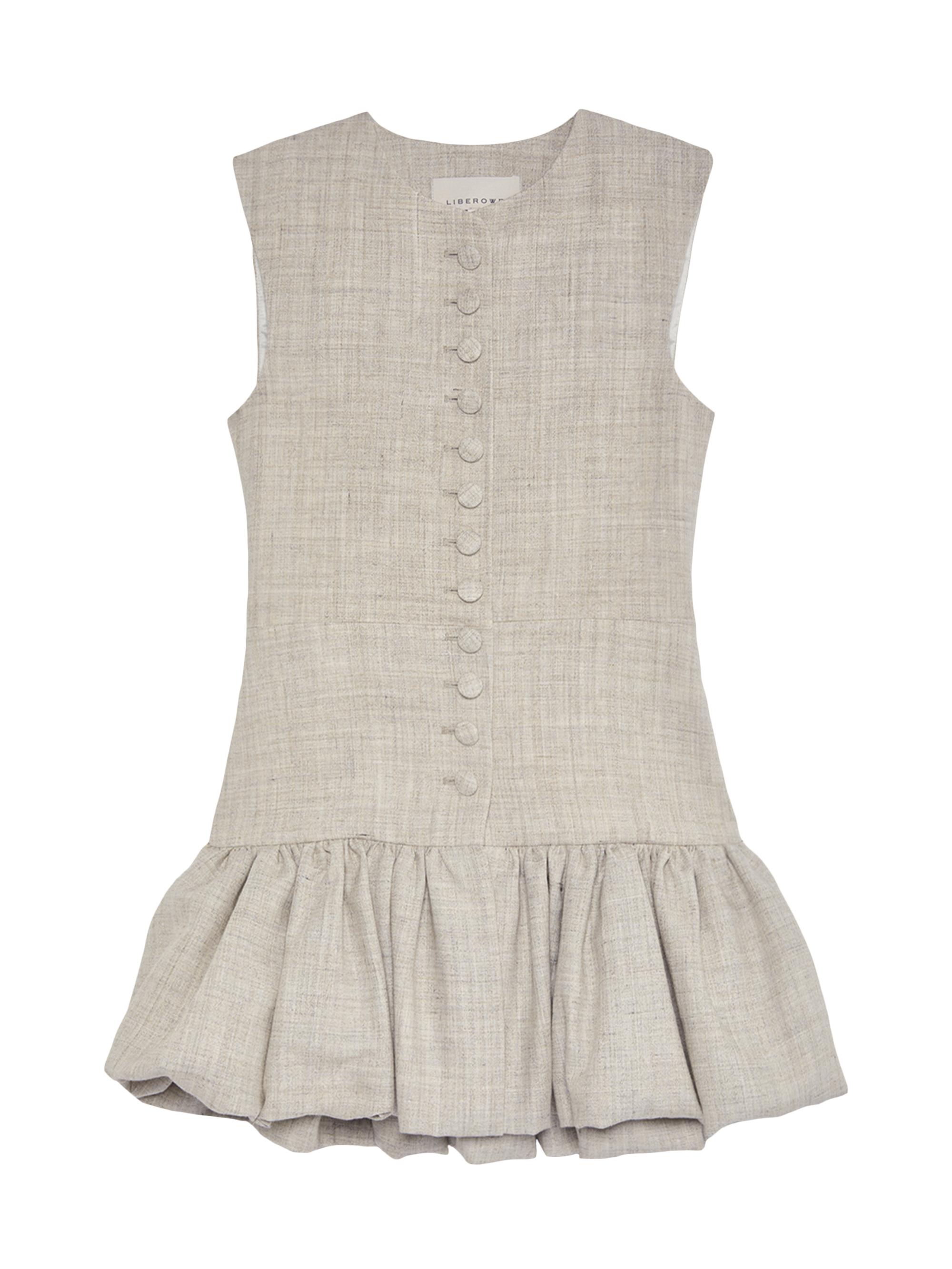 tweed peplum dress Badgley Mischka Tweed Lace Combo Cocktail Dress