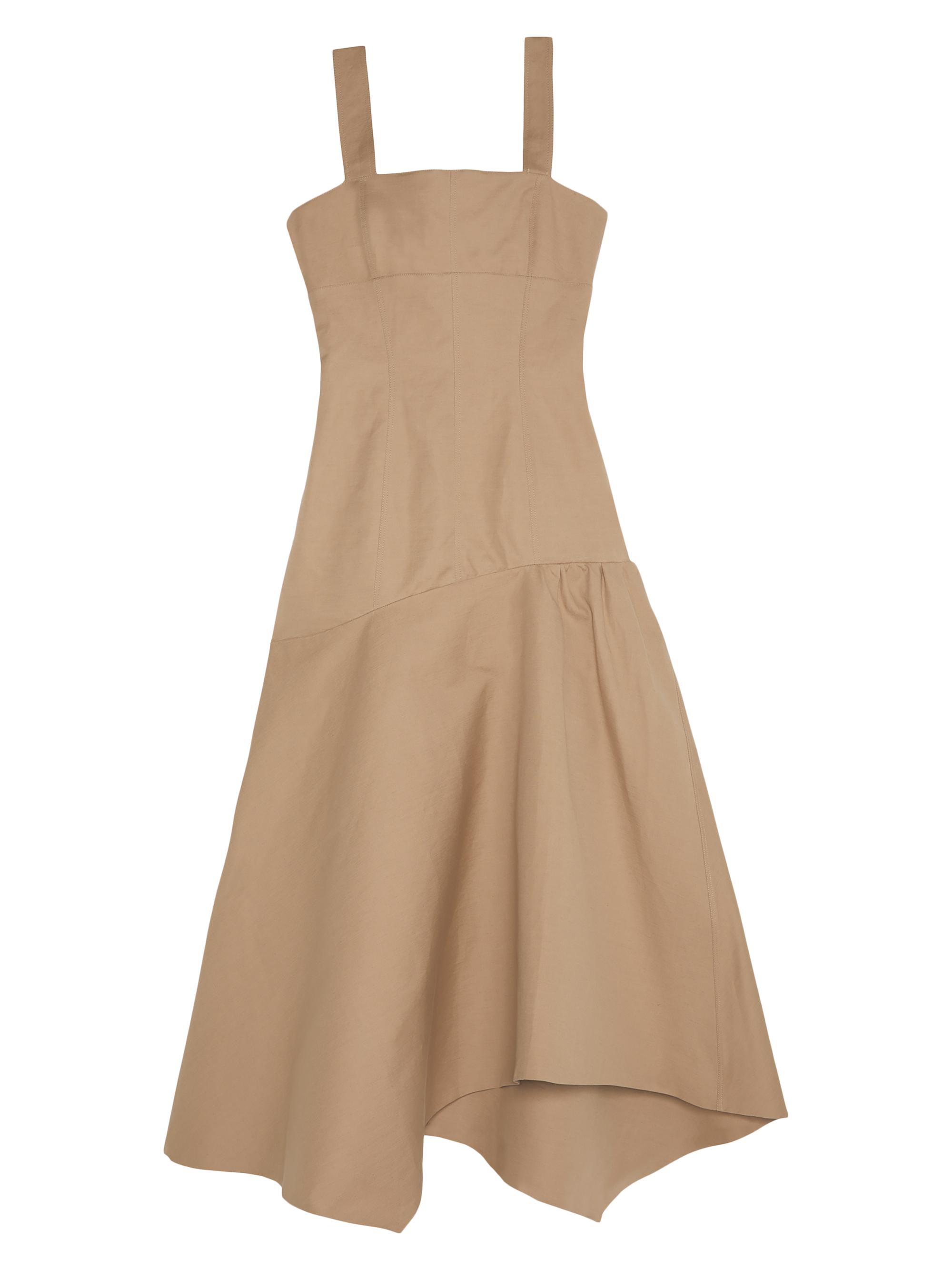 Liberowe Women's Mabel Asymmetric Midi-Dress - Camel