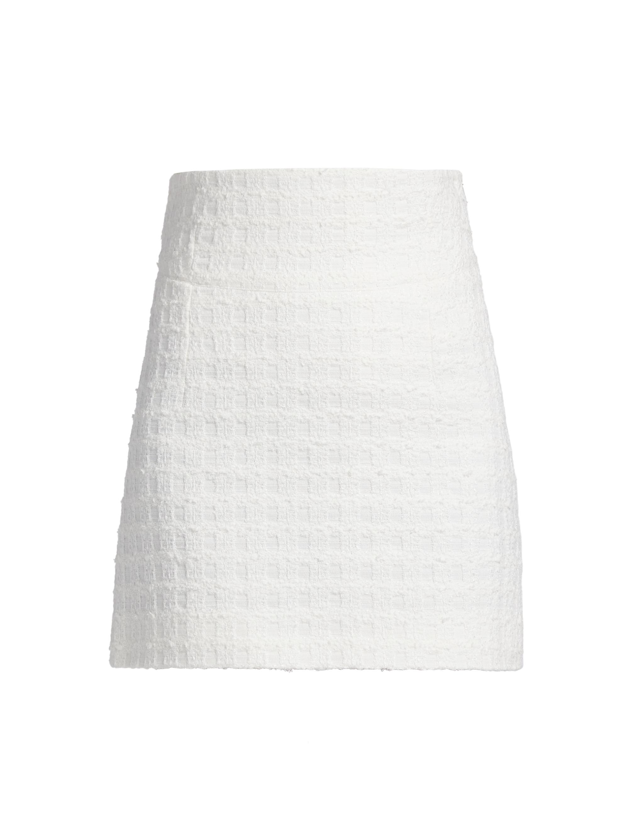 Liberowe Women's Vera Tweed Miniskirt - White