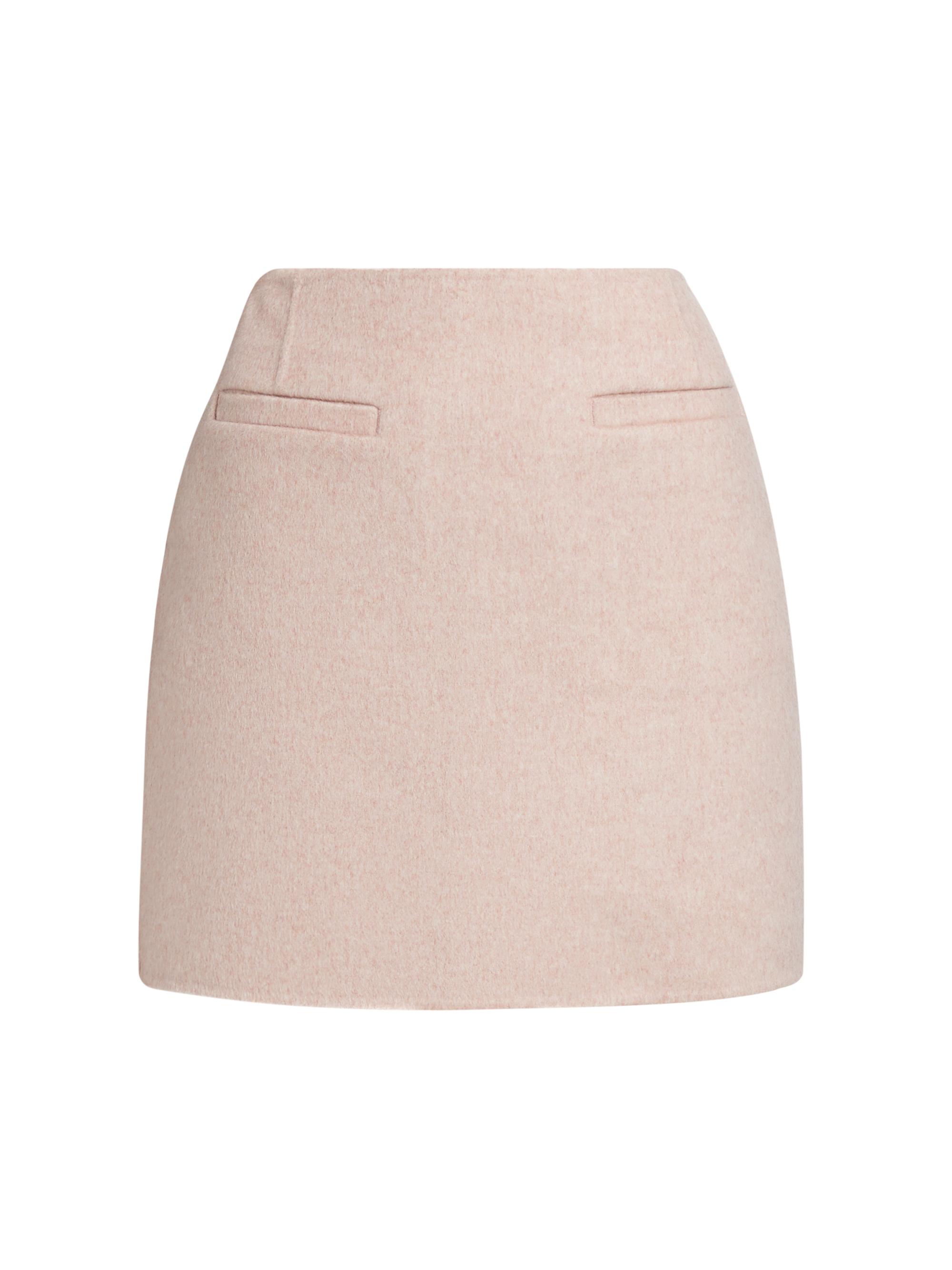 Lamarque Women's Candela Wool Miniskirt - Heather Pink