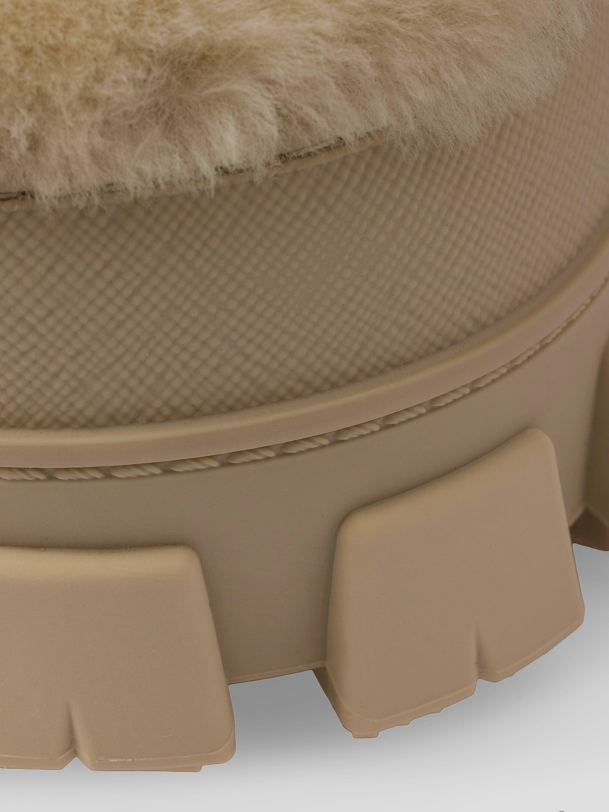 Prada Women's Shearling Après Ski Booties - Beige Khaki | Thumbnail 6