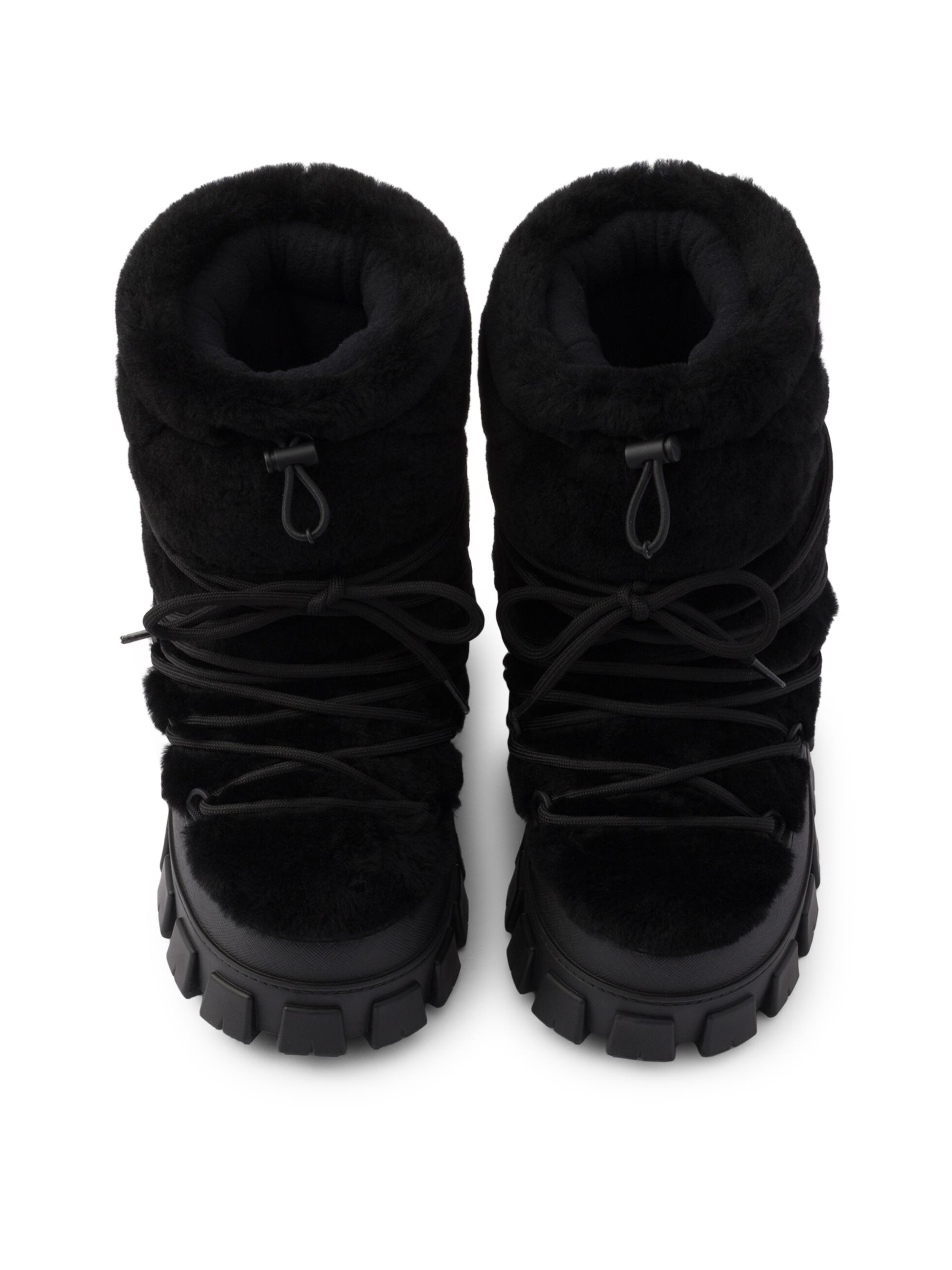 Prada Shearling Après Ski Booties Saks Fifth Avenue