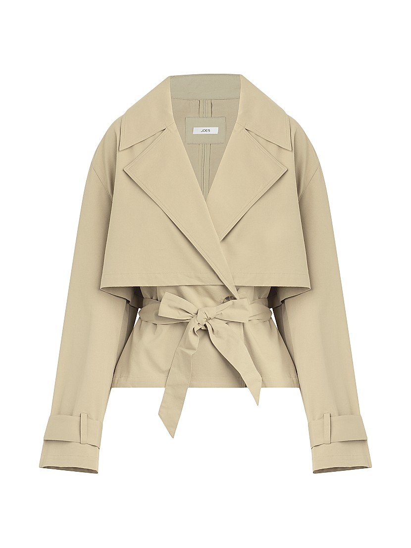 Shop Joe's Jeans The Liz Cropped Trench Coat | Saks Fifth Avenue Shop Joe's Jeans The Liz Cropped Trench Coat | Saks Fifth Avenue