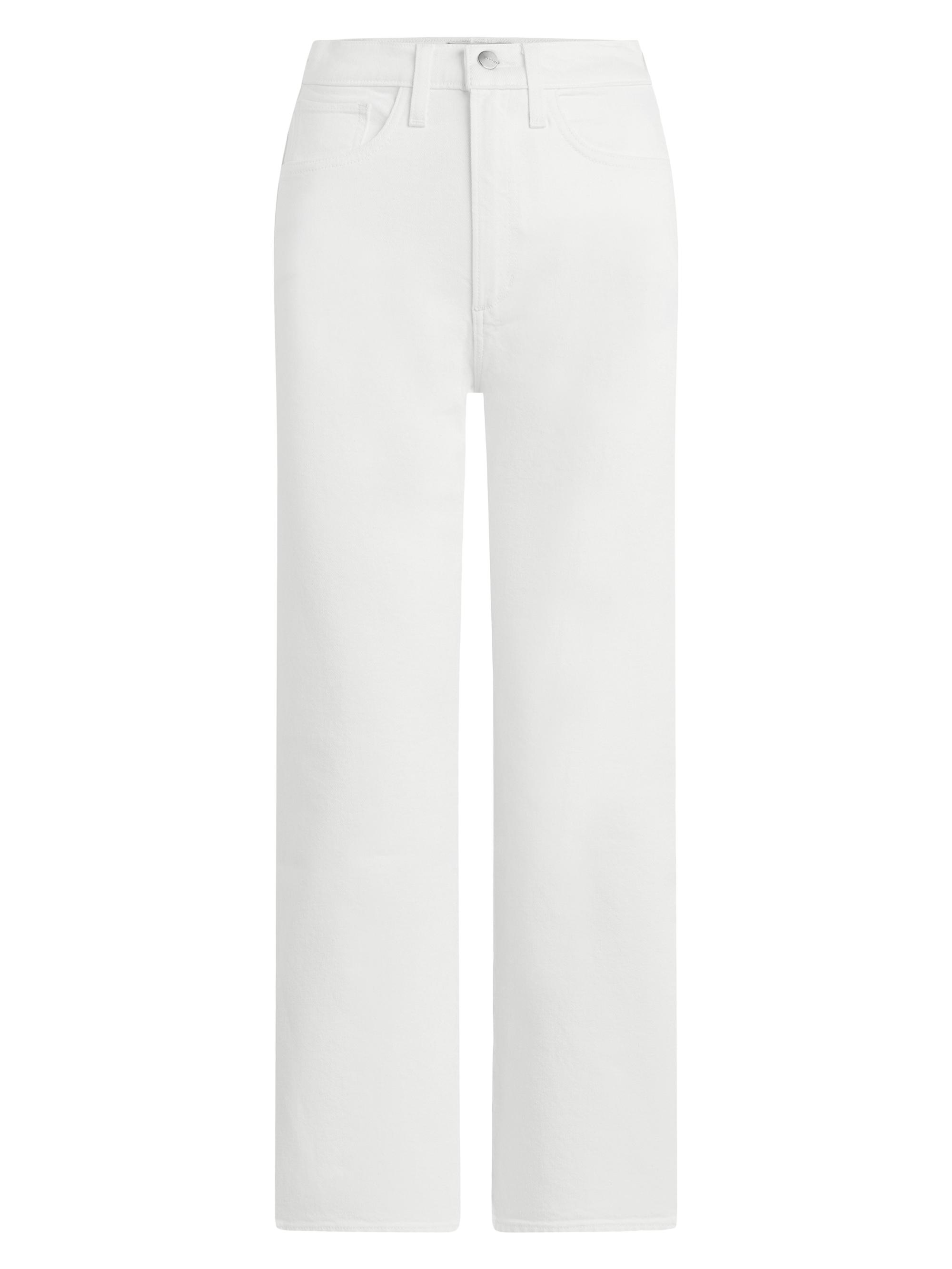Saige [Zuvify] AG Jeans Women's Saige Mid Rise Wide Leg Jean, White
