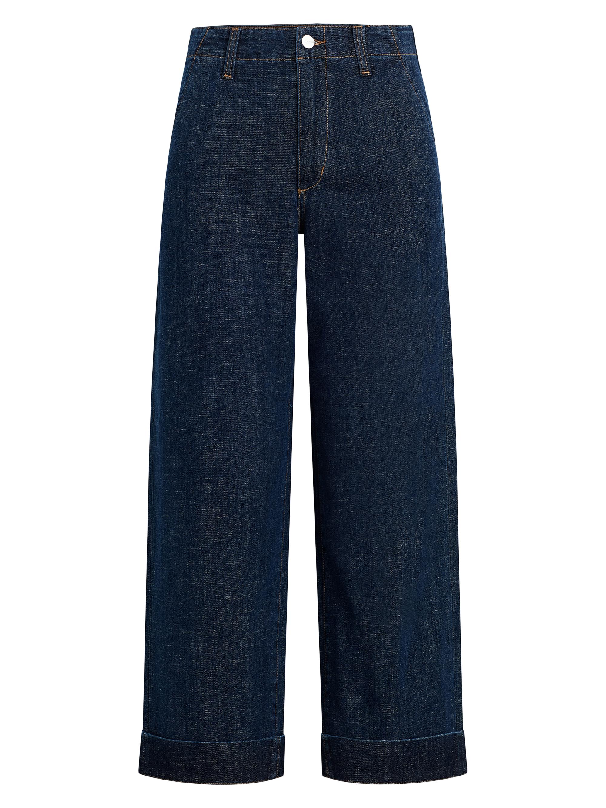 Joe's Jeans Women's The Karter Trouser Crop Wide-Leg Jeans - Out Of Control