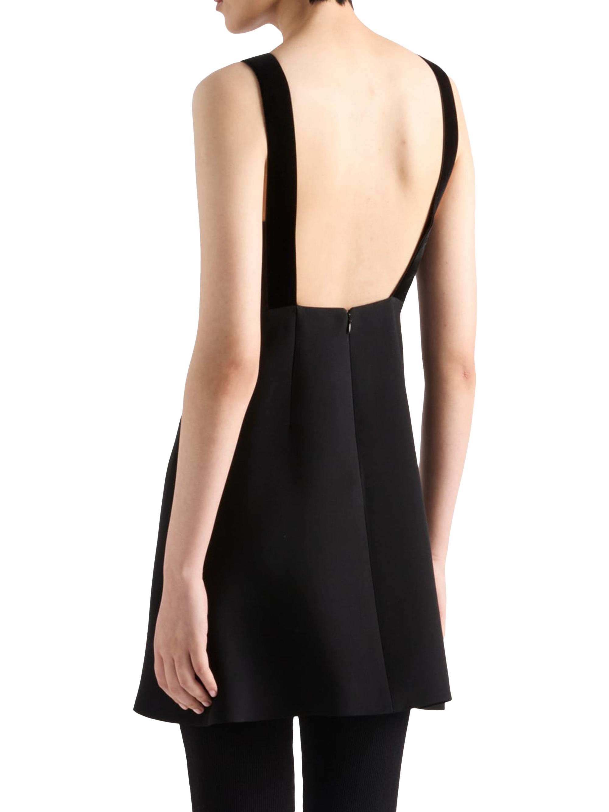 Prada Embroidered Cady Mini Dress | Saks Fifth Avenue