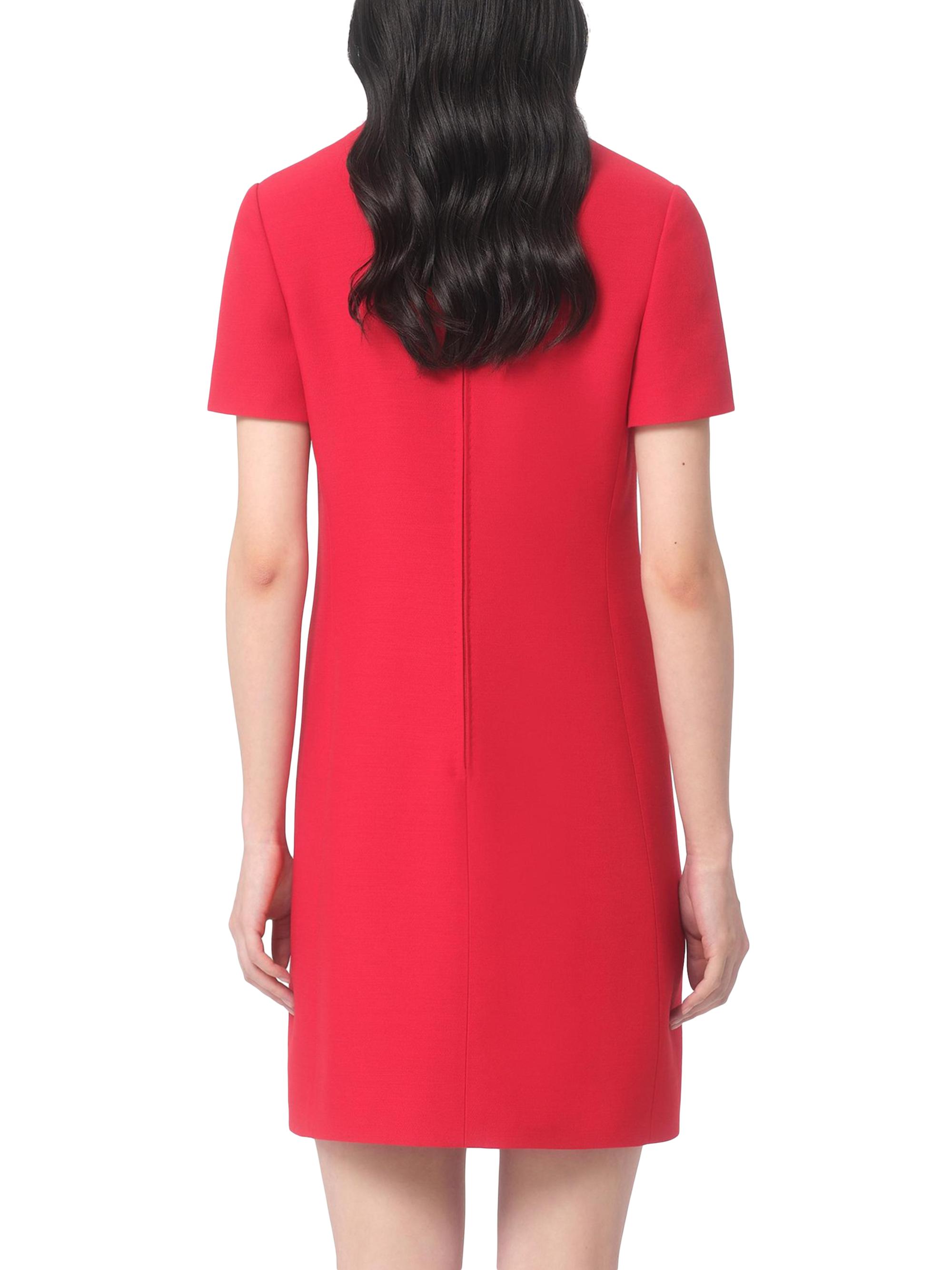 sachin and babi light blue dress Valentino Embroidered Crepe Couture Short Dress Woman Pink/silver 42