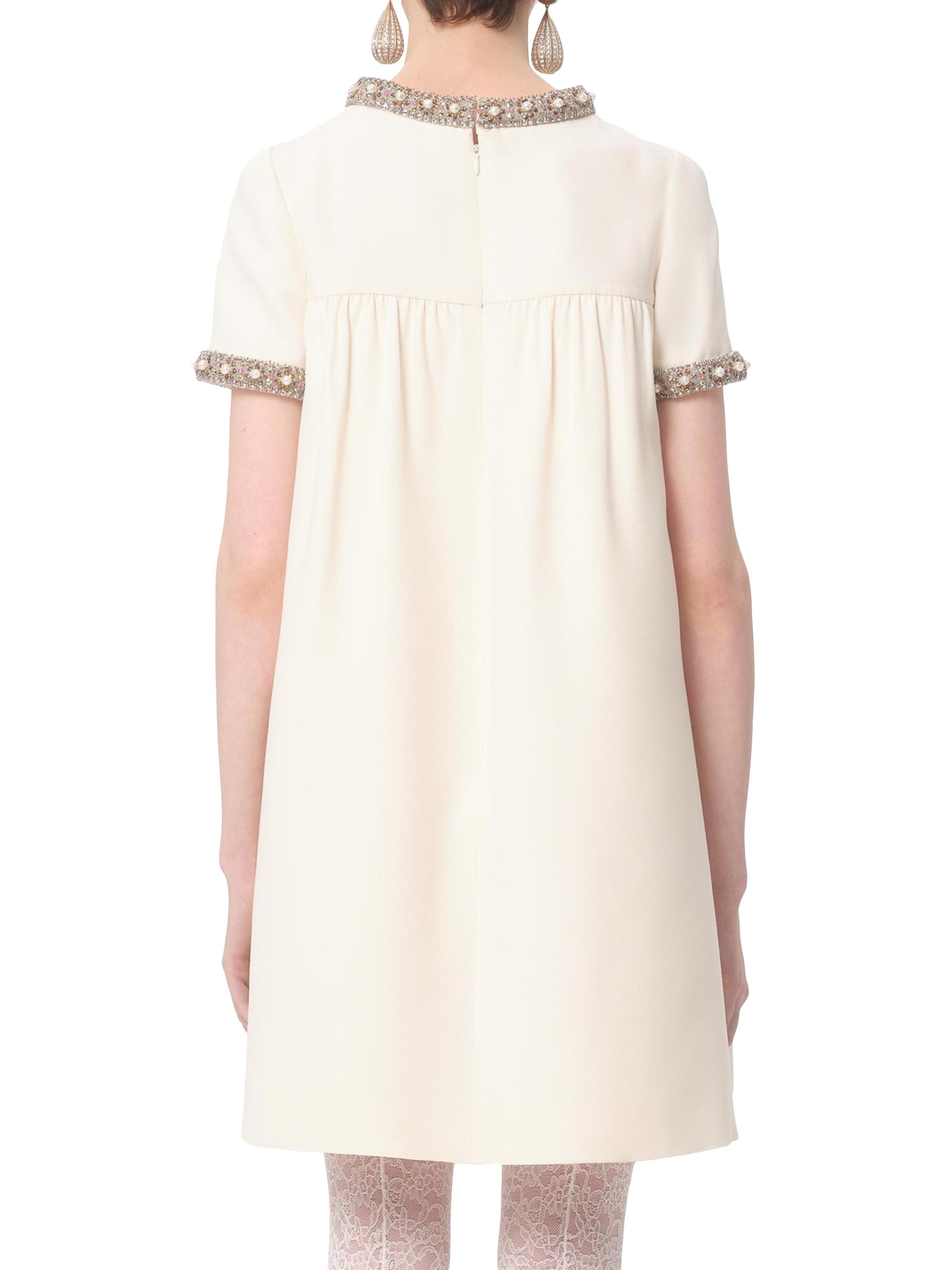 green emerald velvet dress Short crpe fully embroidered dress featuring a chiffon overskirt