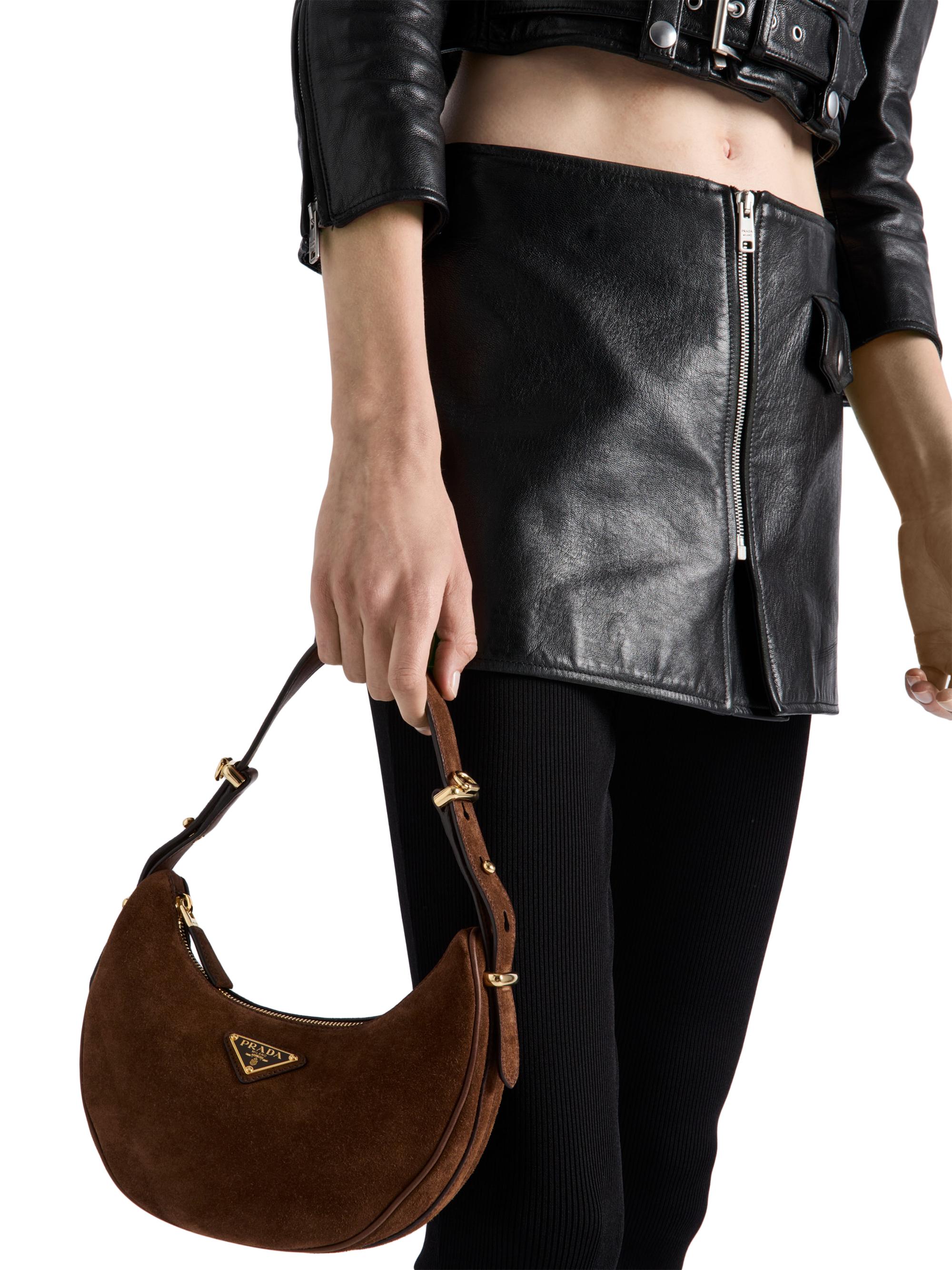 Prada Leather Mini Skirt | Saks Fifth Avenue