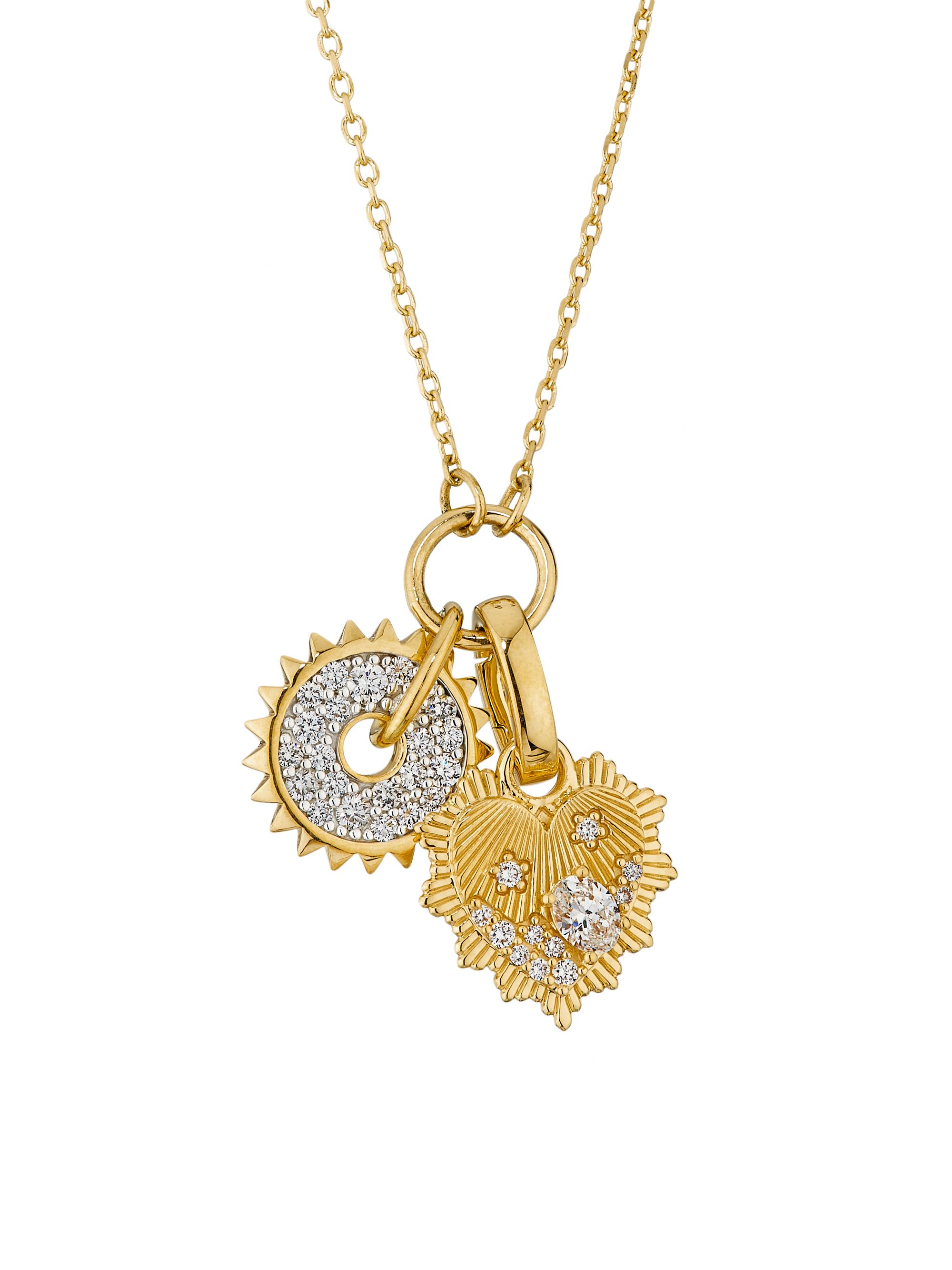 Foundrae Women's 18K Yellow Gold & 0.36 TCW Diamond Pendant Necklace - Yellow Gold