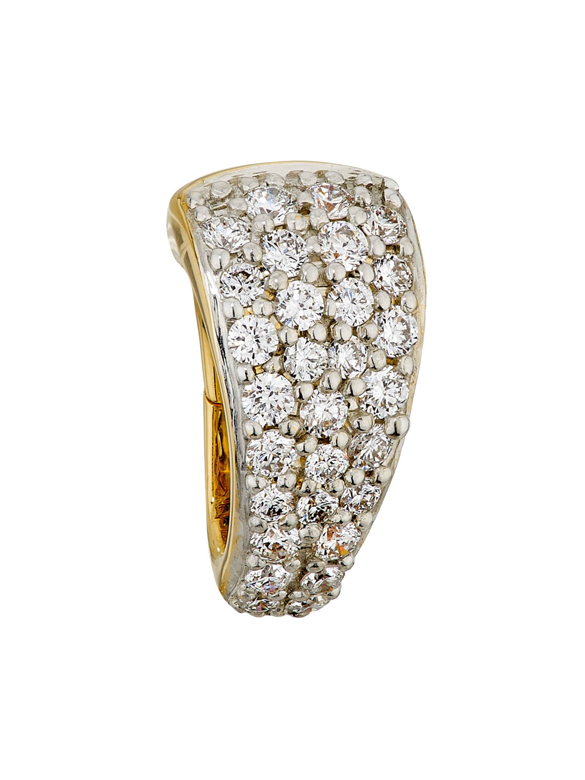 Foundrae Women's 18K Yellow Gold & 0.12 TCW Diamond  Bail - White Gold